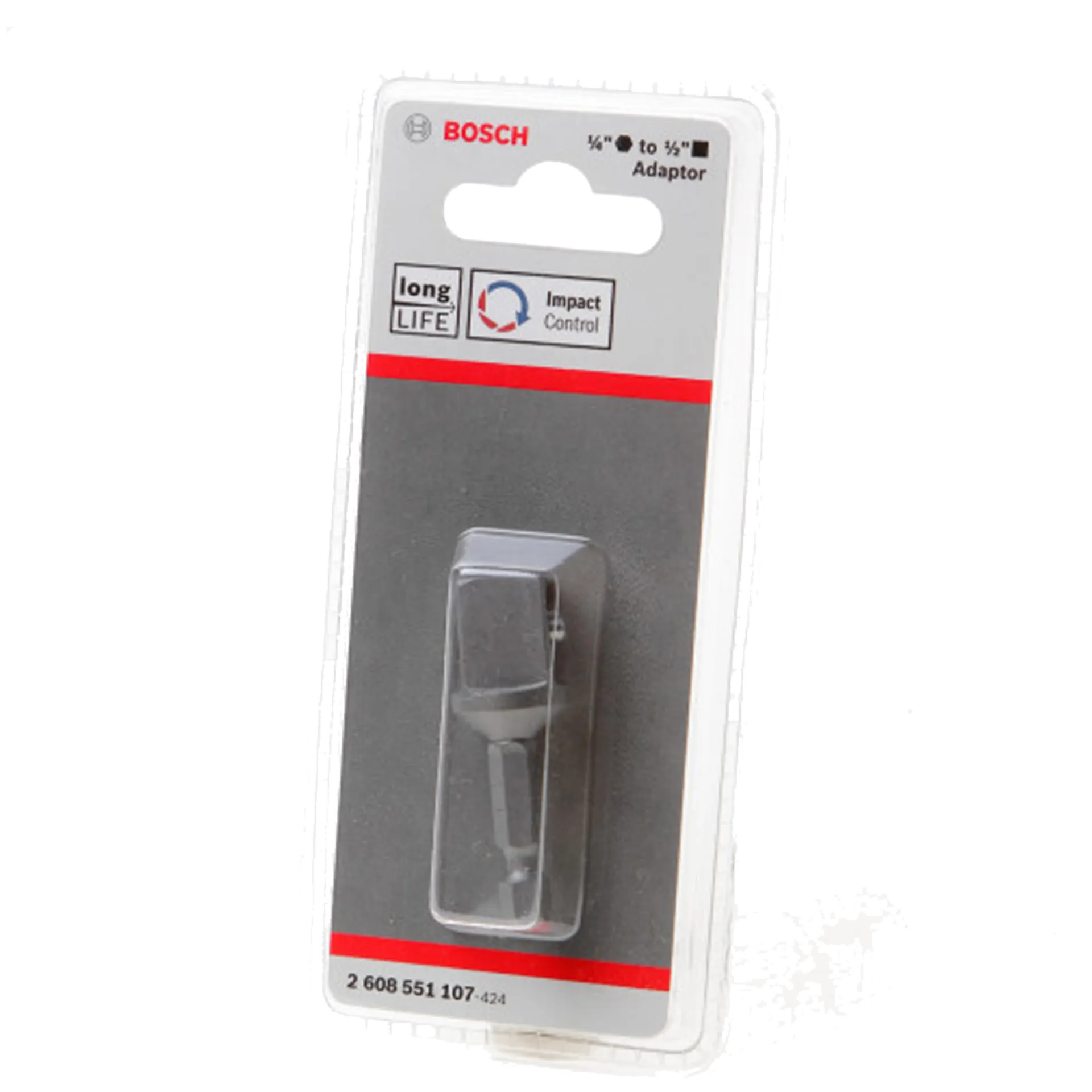 Adaptateur 1/4'' HEX SW 1/2 Intérieur 4-Côté 50 mm - 2608551107