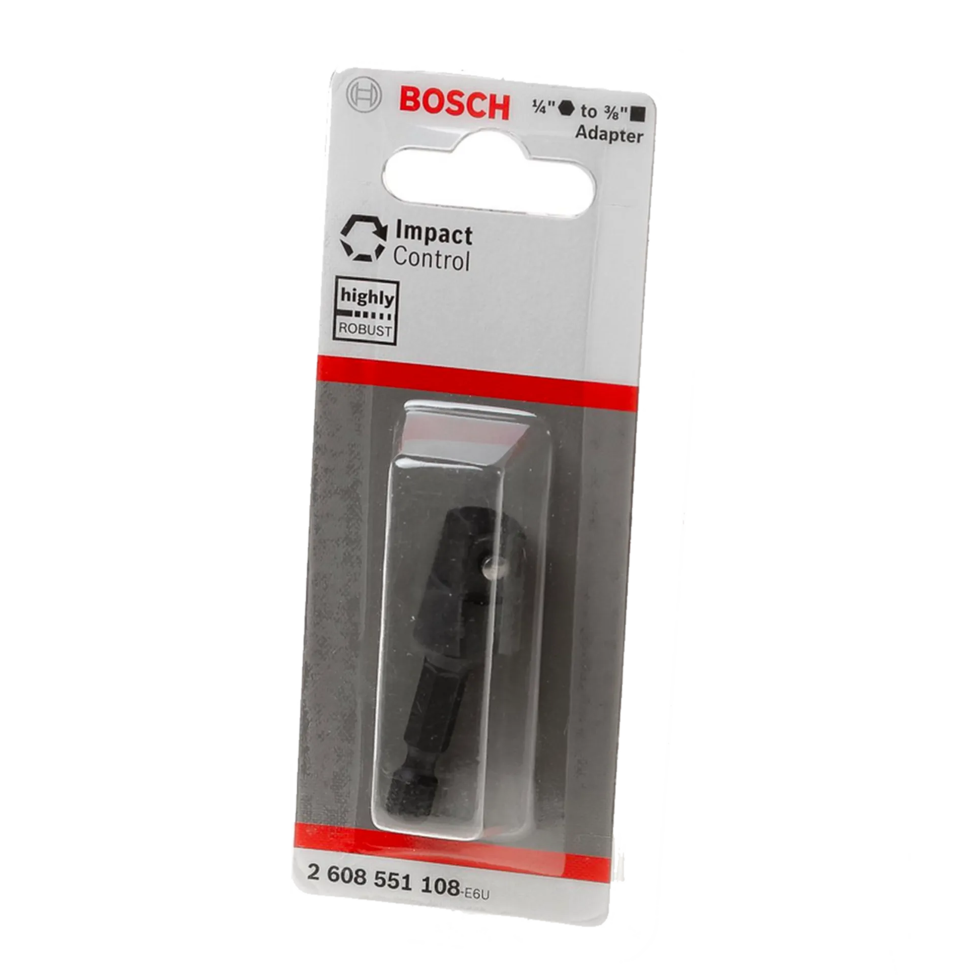 Adapter 1/4'' HEX SW3/8 Binnen 4-Kant 50 mm - 2608551108