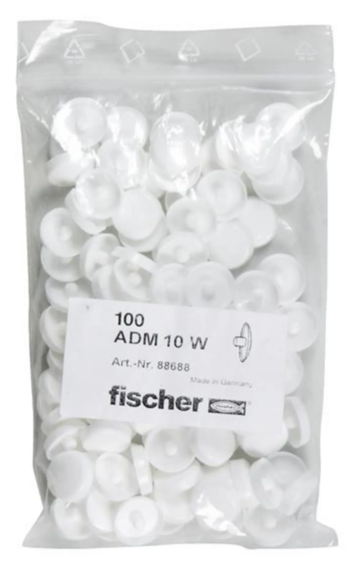 CAPUCHON BLANCADM 10 W -SACHET DE 100 PCES - 88688