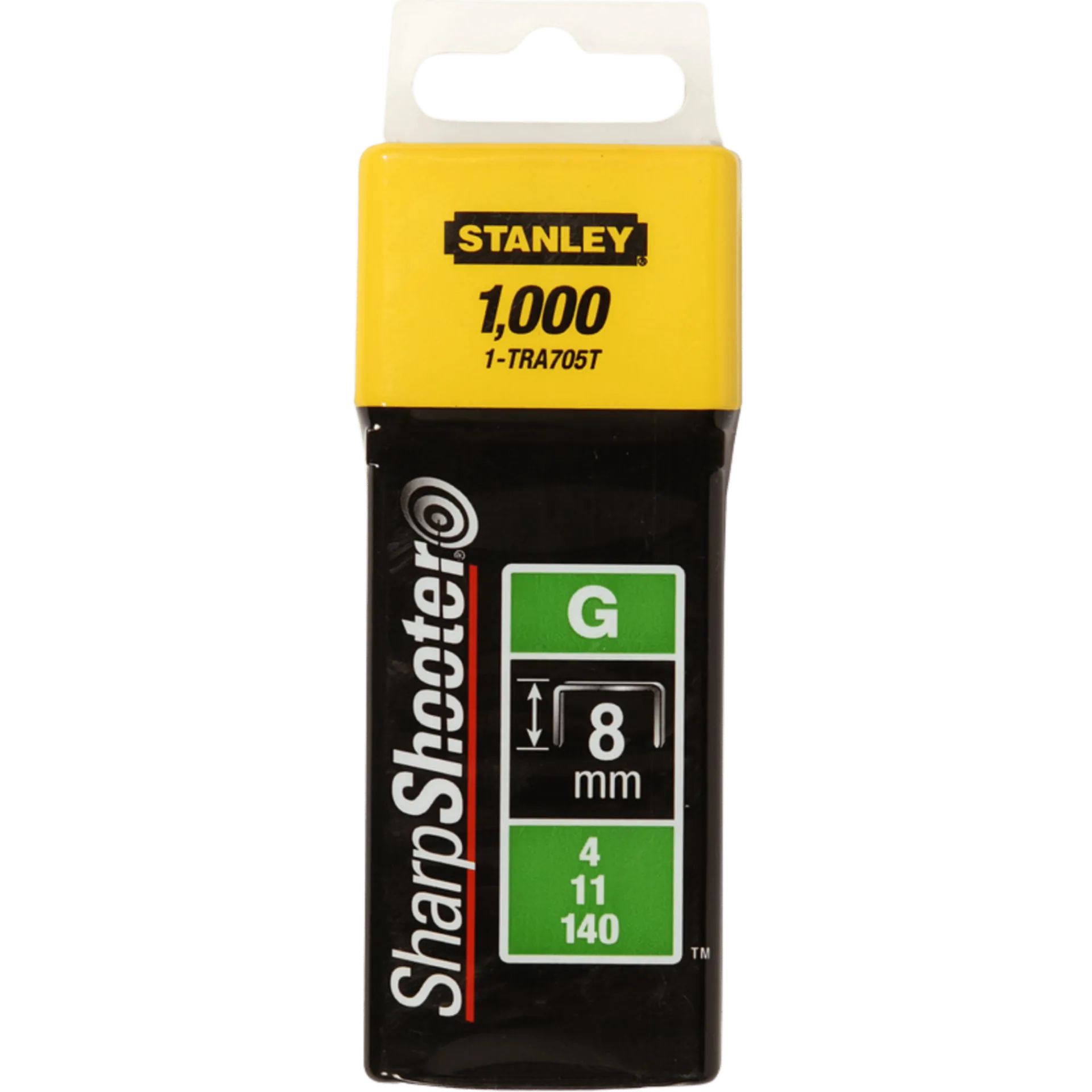 Agrafes 8mm type G - 1000 pièces - 1-TRA705T Agrafes 8mm type G - 1000 pièces - 1-TRA705T