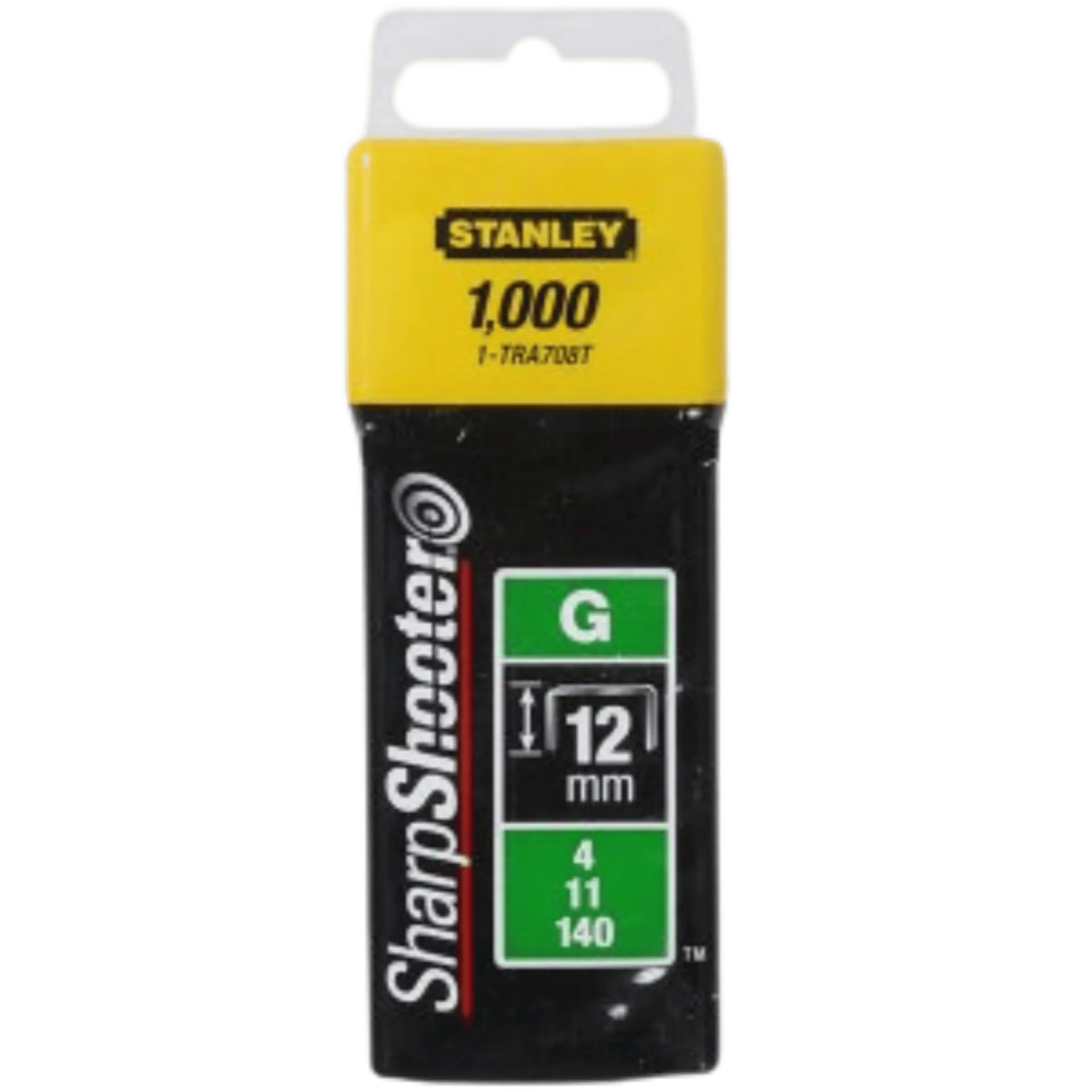 Agrafes 12mm type G - 1000 pièces - 1-TRA708T