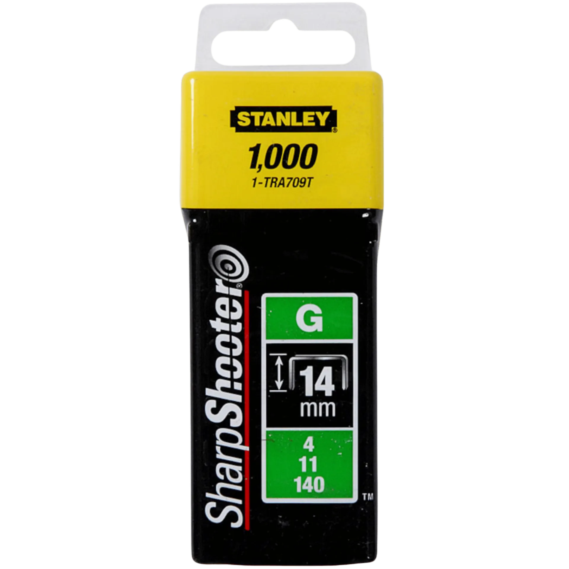 Agrafes 14mm type G - 1000 pièces - 1-TRA709T