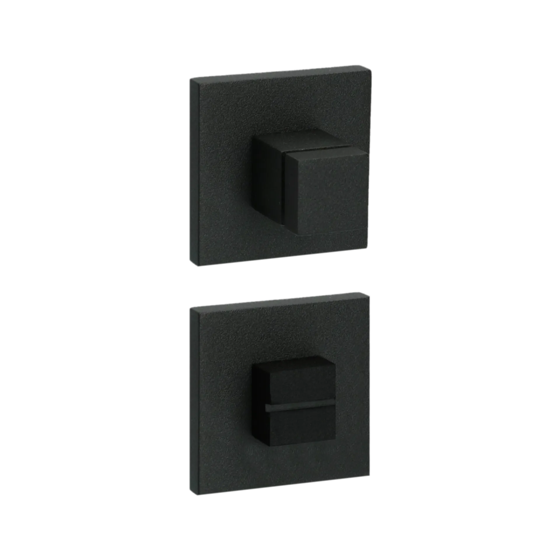 GARNITURE TOILETTE + ROSACE  / 8 MM  700   ZW - NOIR - 700-RW-60-02-V8