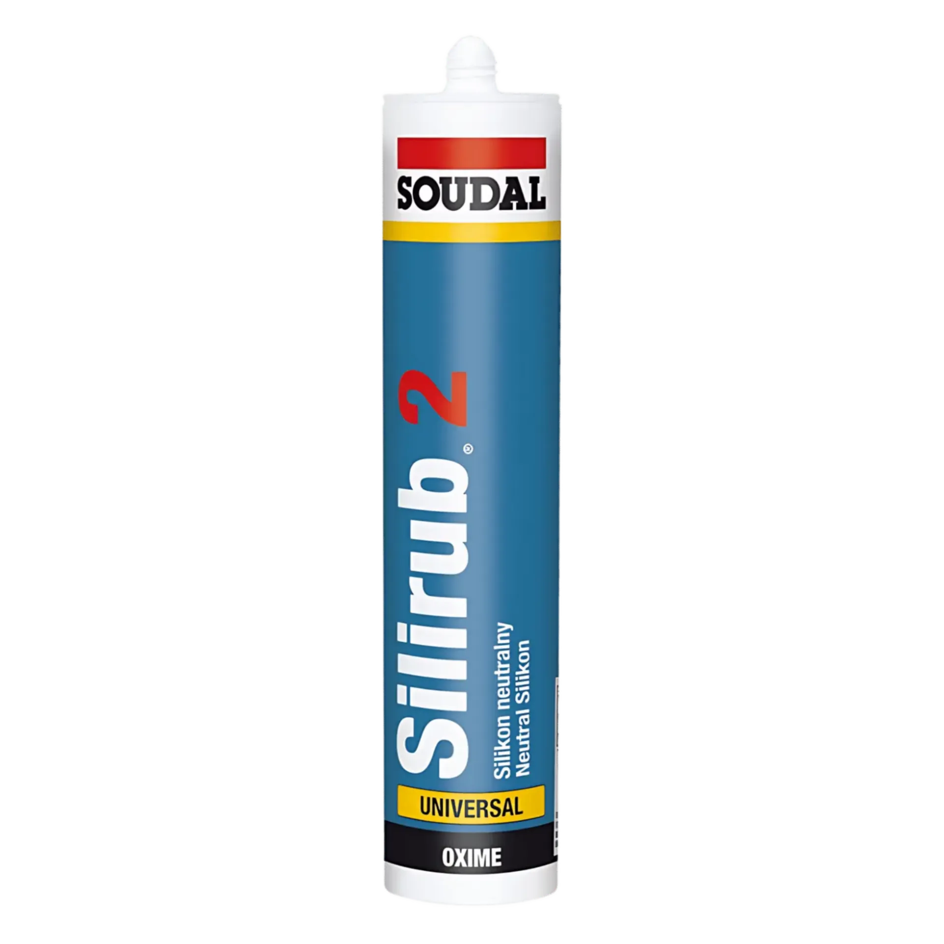 Neutrale silicone Silirub 2 koker 300 ml - alu grijs