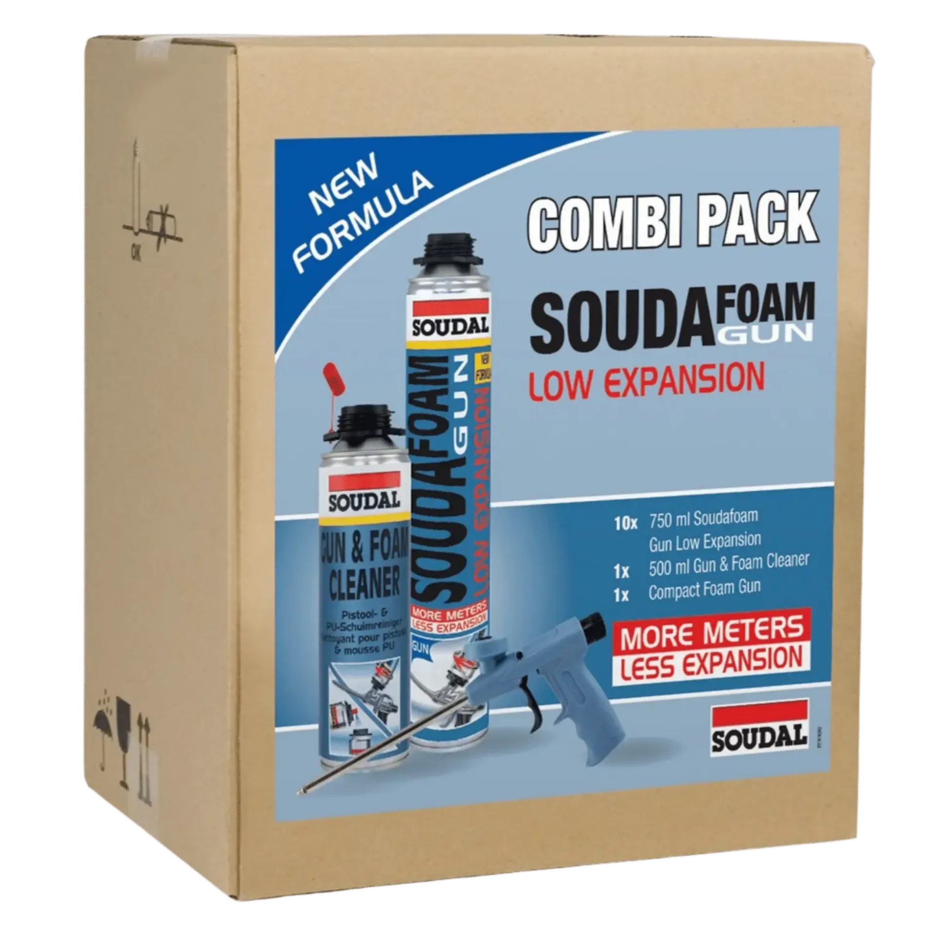Mousse PU en pistolet à faible expansion - combibox gunfoam low expansion Mousse PU en pistolet à faible expansion - combibox gunfoam low expansion