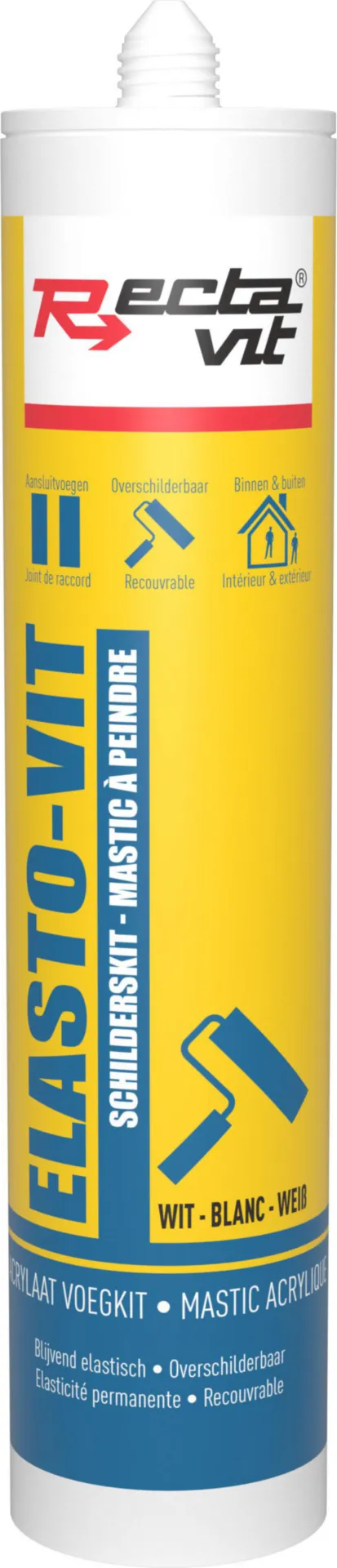 ELASTO-VIT BRUIN 310 ML ACRYLAAT - 20018