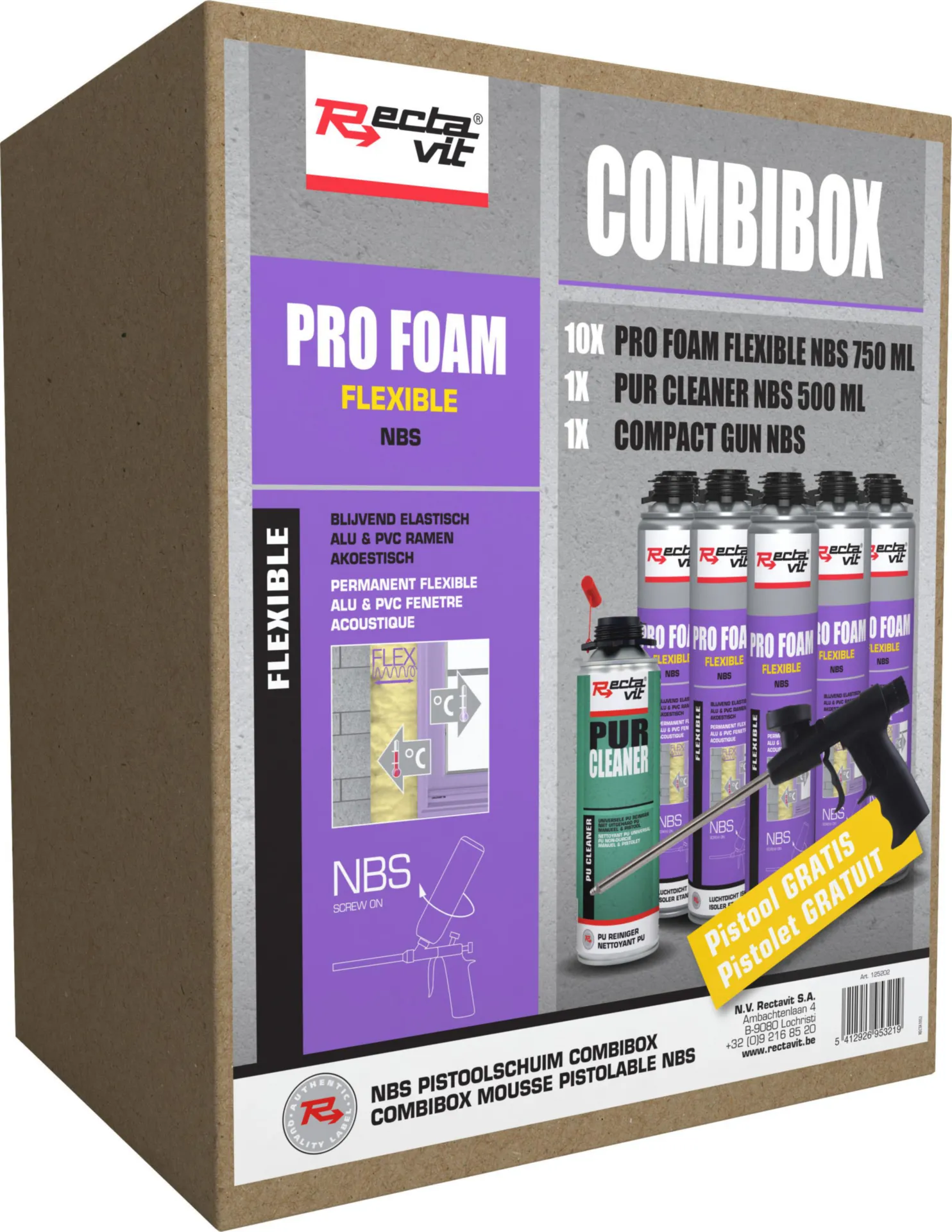 COMBIBOX PROFOAM FLEX SET PISTOOLSCHUIM - 30042