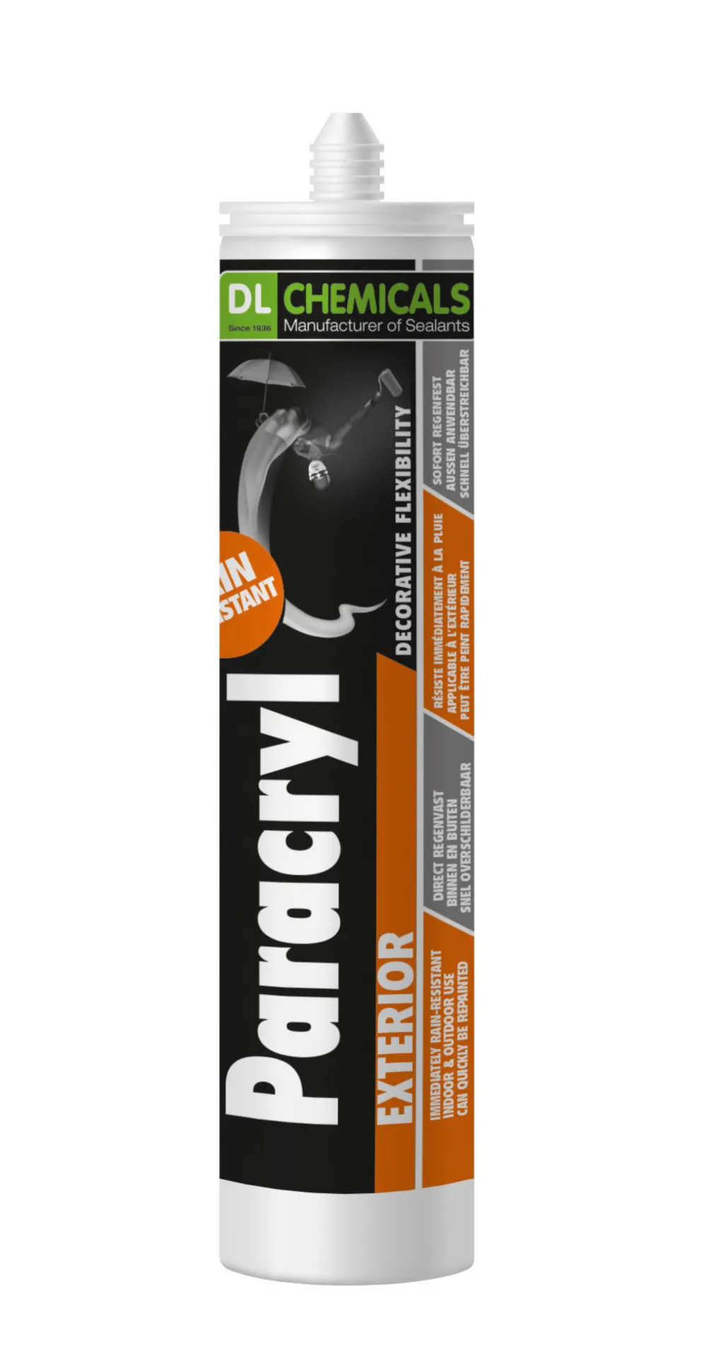 PARACRYL Exterior Mastic pour peinture blanc (cartouche 310ml)