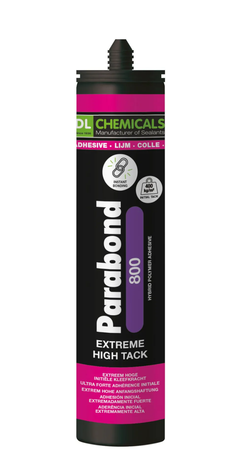 800 Mastic de Montage - 290Ml - Noir 800 Mastic de Montage - 290Ml - Noir