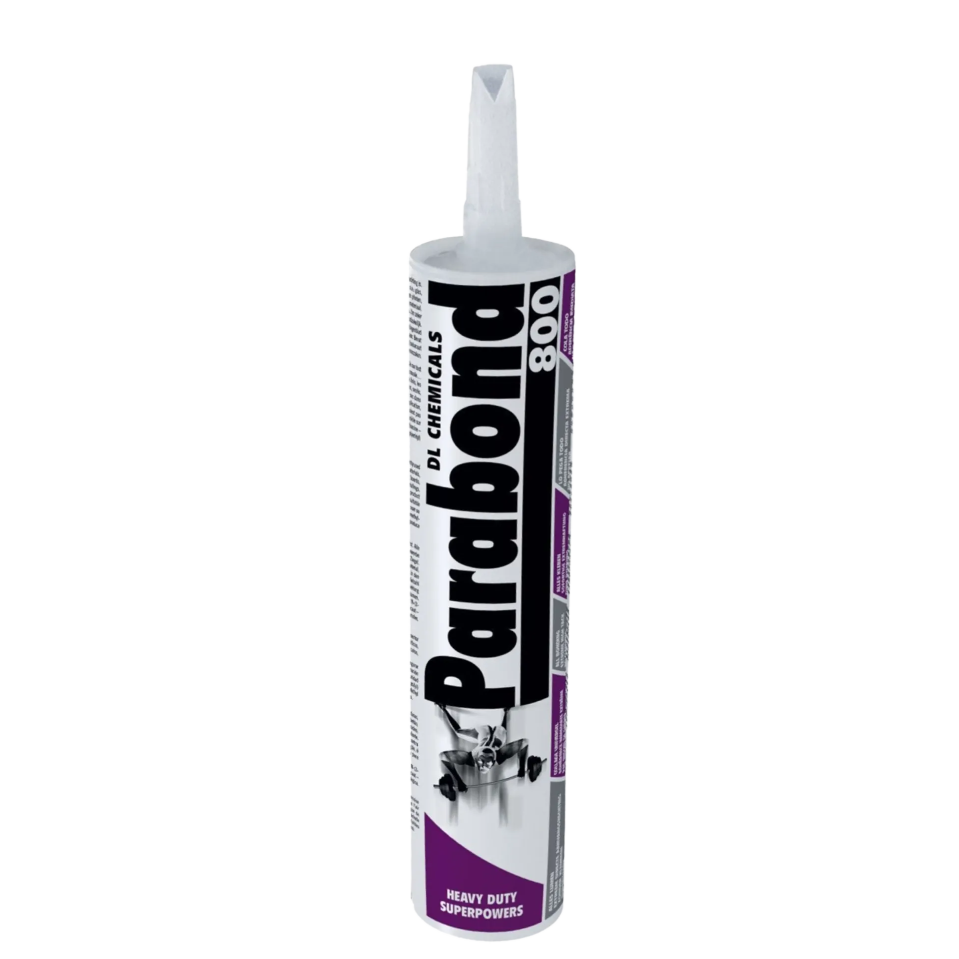 800 Montagelijm - 290ml - Zwart