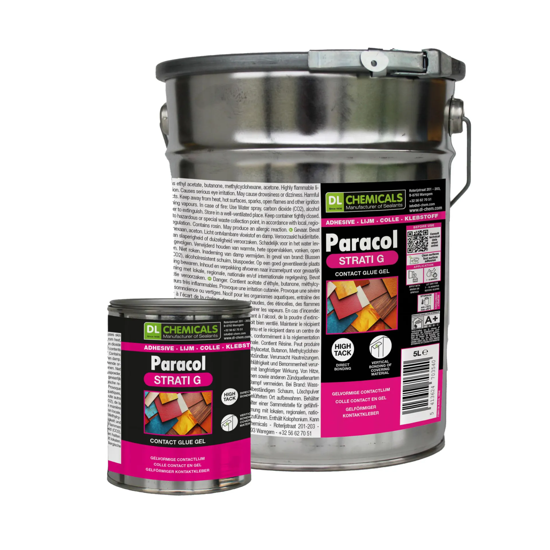 PARACOL Strati/G colle en pot 5l