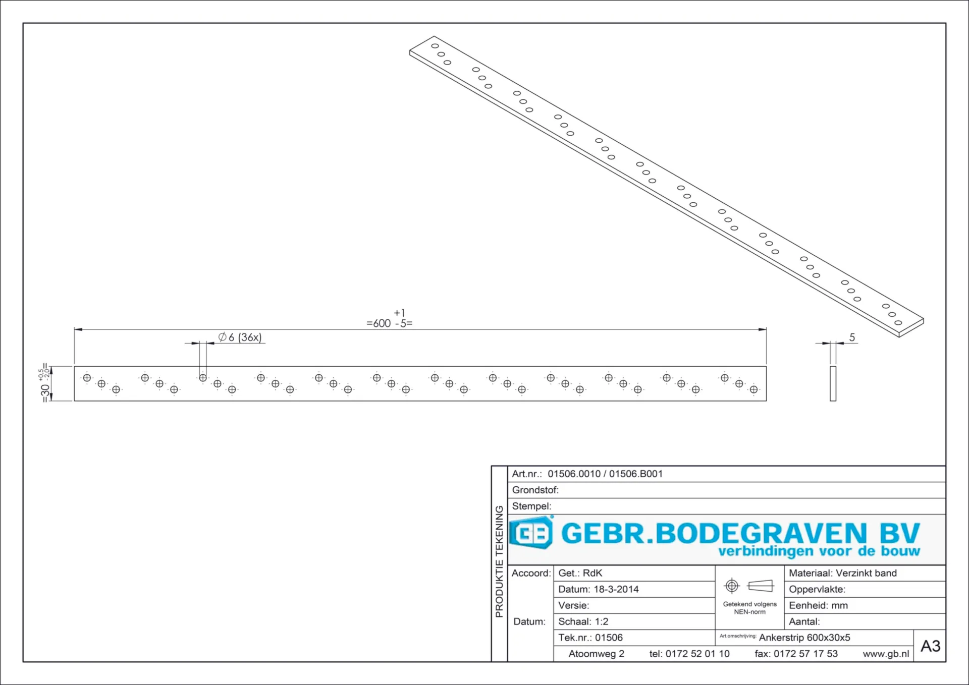 01506 ANKERSTRIP 600 30X5 (PAK=10STK)
