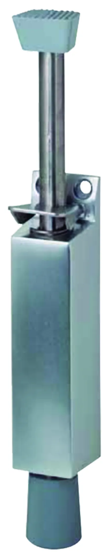 KWS 1045.02 deurvastzetter (aluminium, zilver, opschroefbaar, sluitkoers 60 mm)