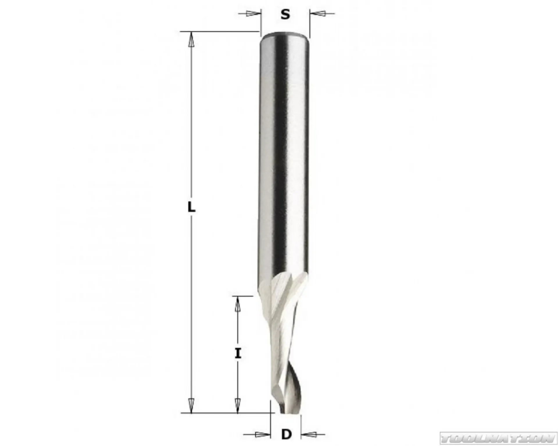 ALU FREES 8MM H=40MM