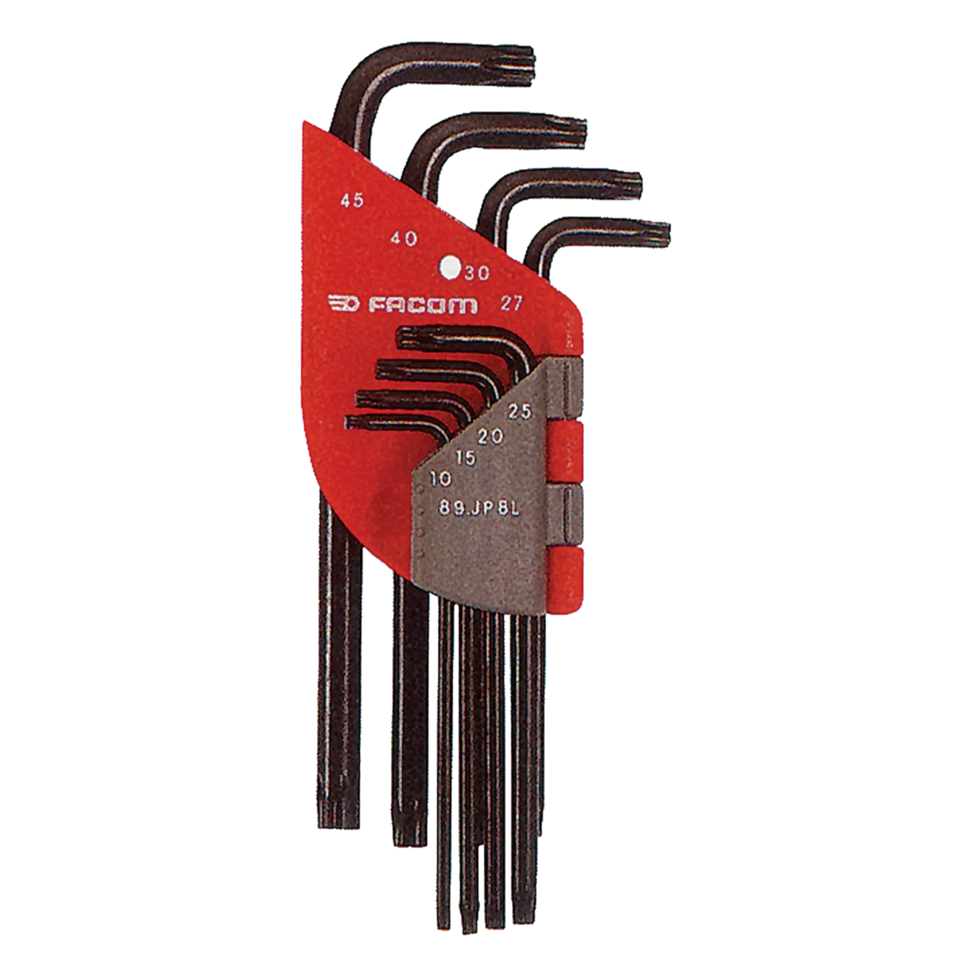 Set 8 Lange Torx Inbussleutels Met Ronde Kop