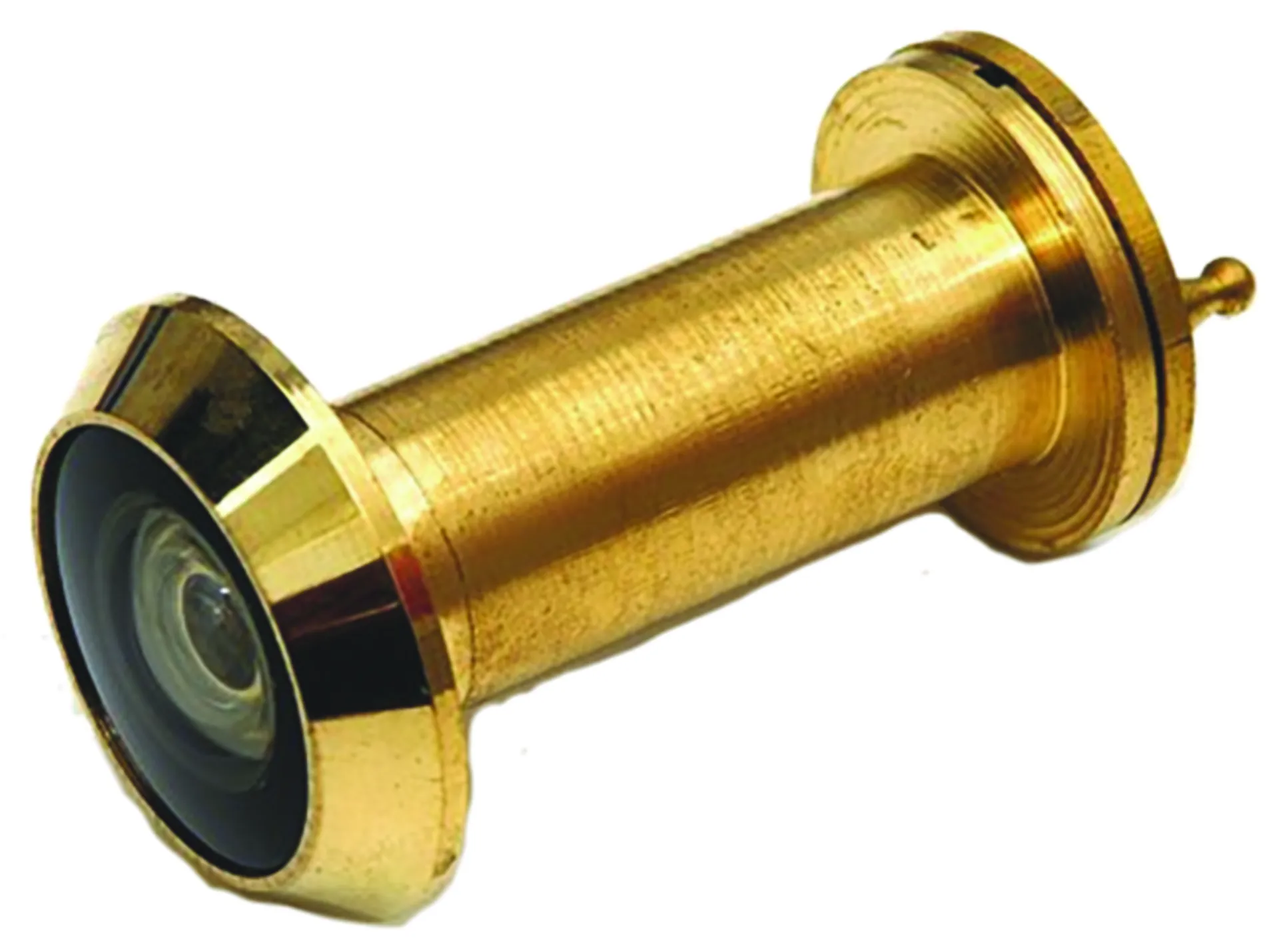 Deurspion DX DRS 165/16B 160° Ø12mm DD18-30mm incl sluitklep messing gepolijst