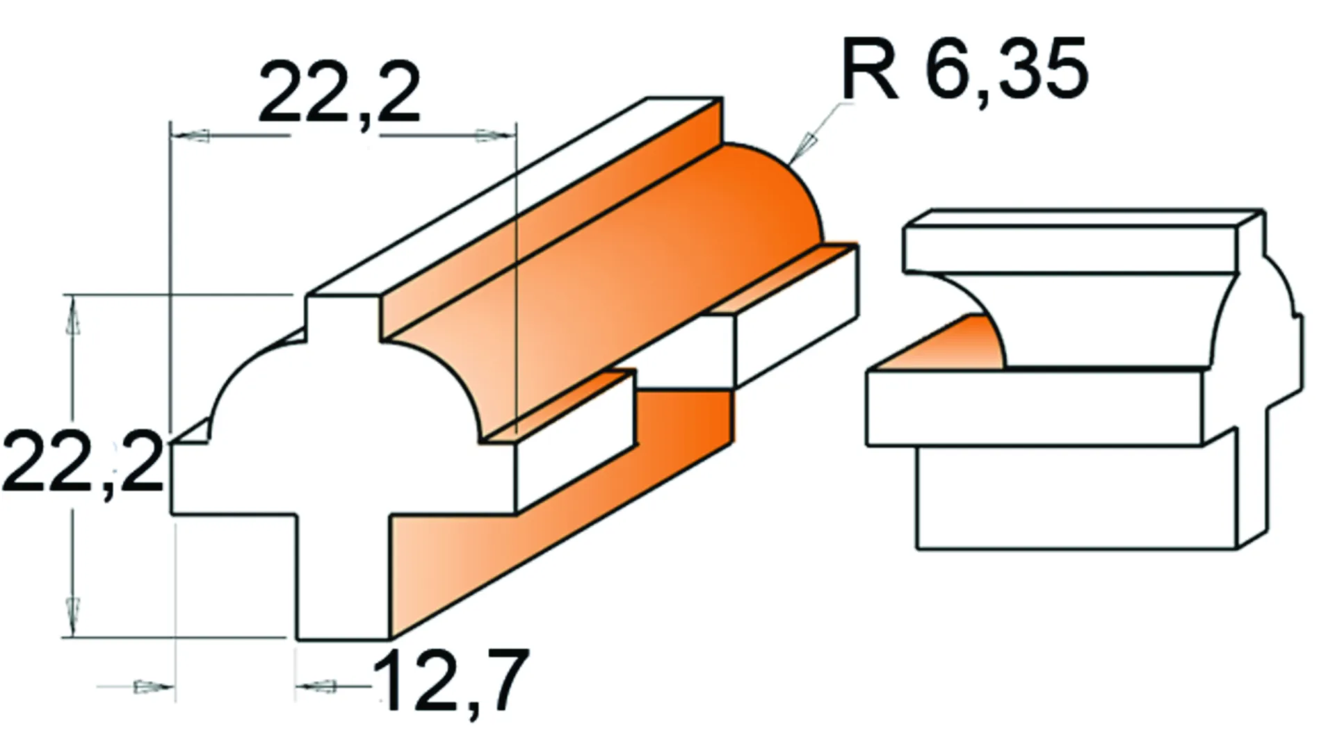 3-DELIGE SET KRUISHOUTVERBINDING
