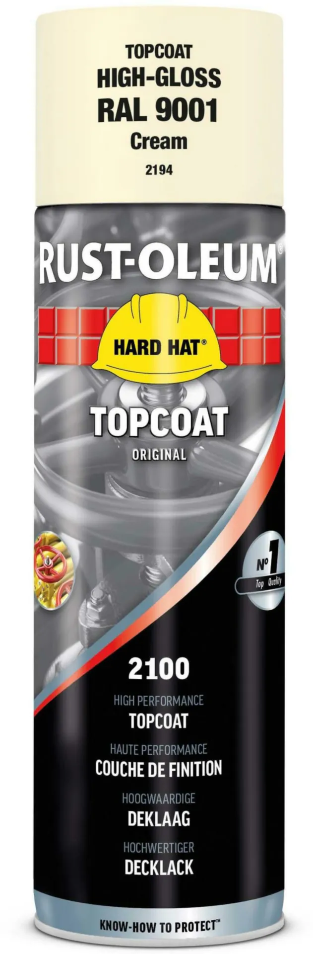 Rust-Oleum 2194 couche de finition (blanc crème, 500 ml)
