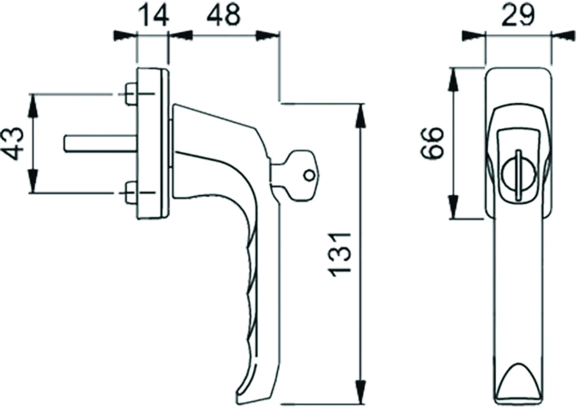 CLE 2W153 POUR OLIVE DE FENETRE 013