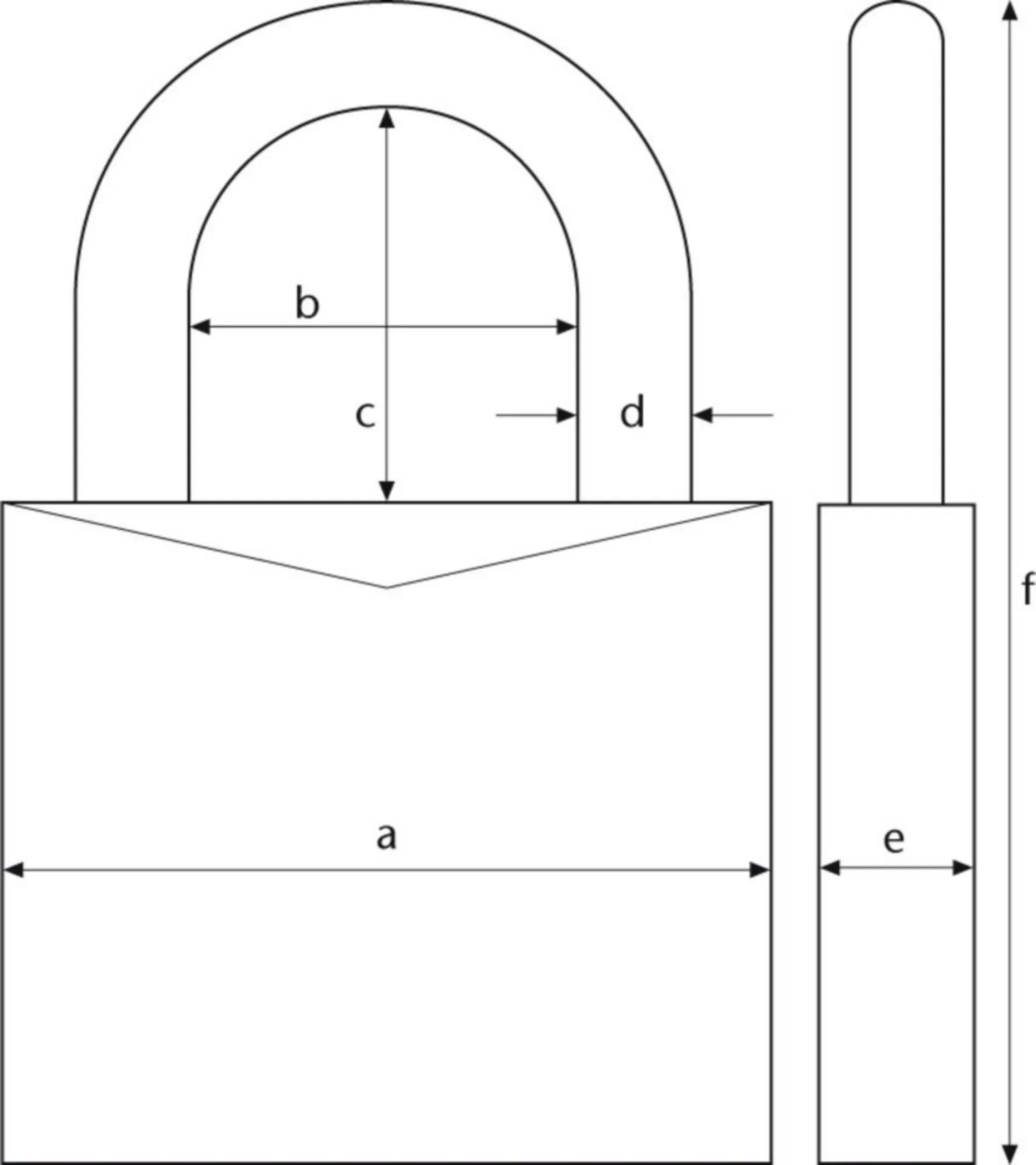 Abus 65/20 hangslot messing (kastbreedte 20 mm, beugeldikte 4 mm)