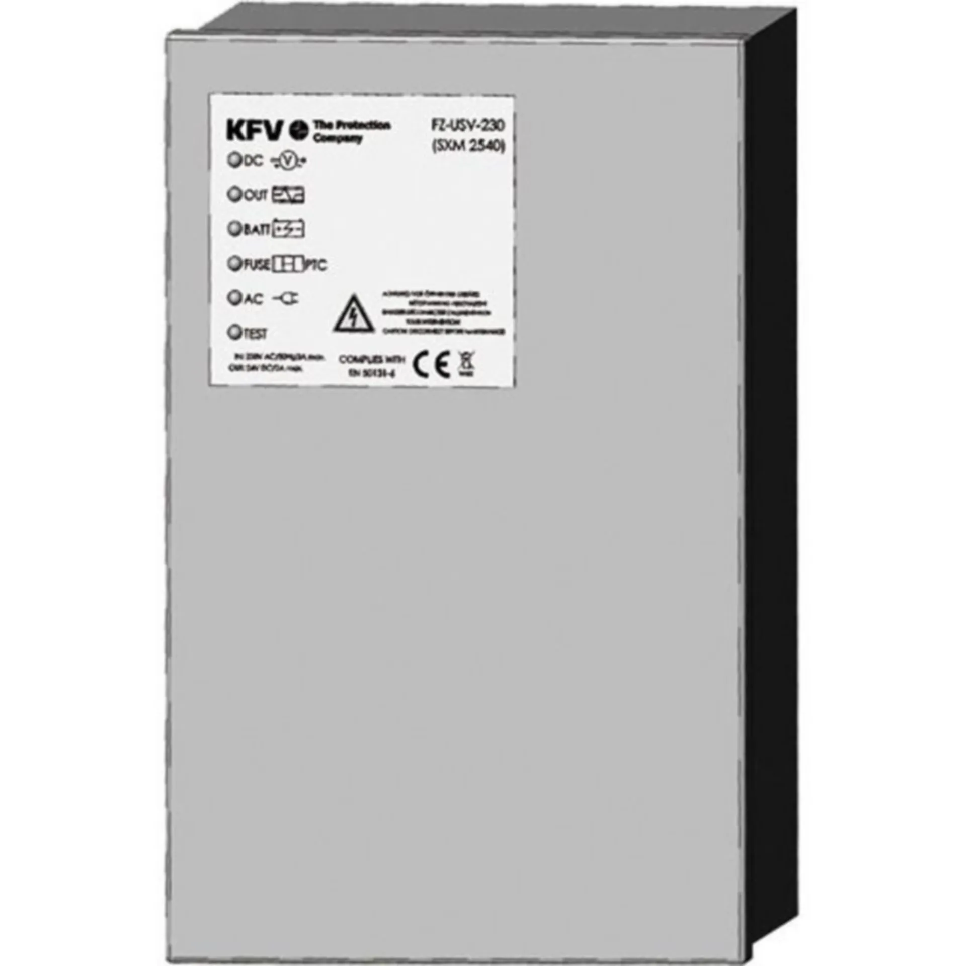 ALIMENTATION DE SECOURS ZEM-FZ-USV 230VCA - 24VCC SANS BATTERIES