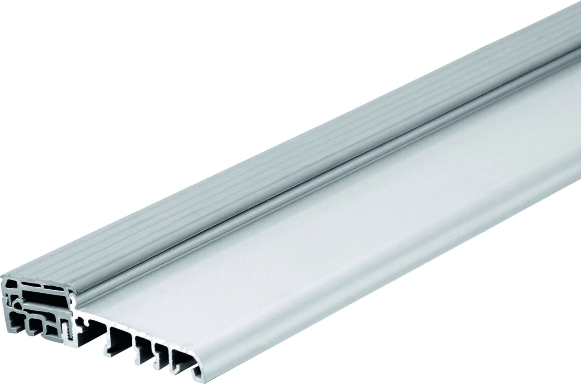 549051 SEUIL ALU NERVURÉ BKV 80TB LONGEUR 6 METRE (E6/C-O GRIS)