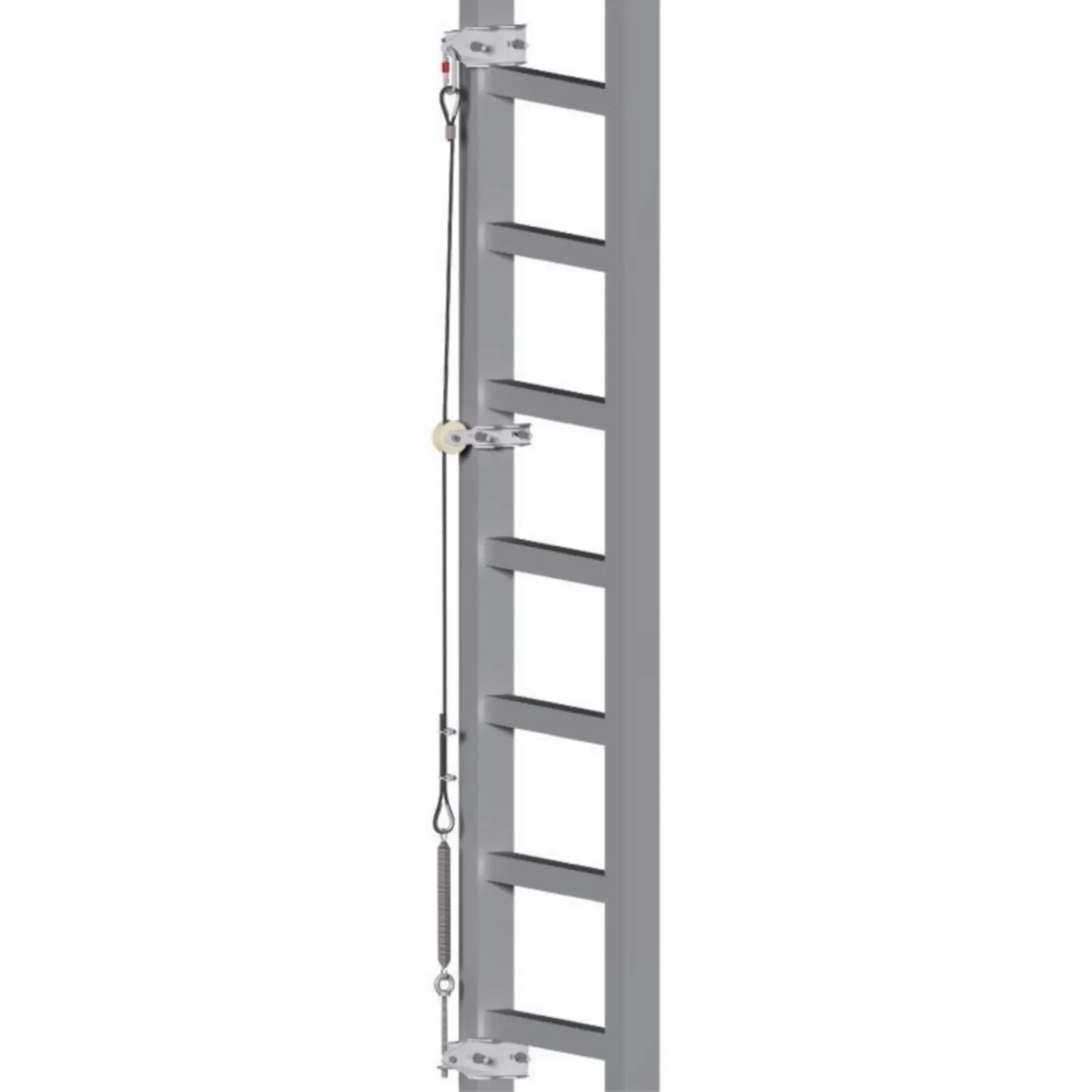 1ER MÈTRE CÂBLE ACIER INOXYDABLE Ø 8 MM AVEC UNE BOUCLE COSSÉE - AN024