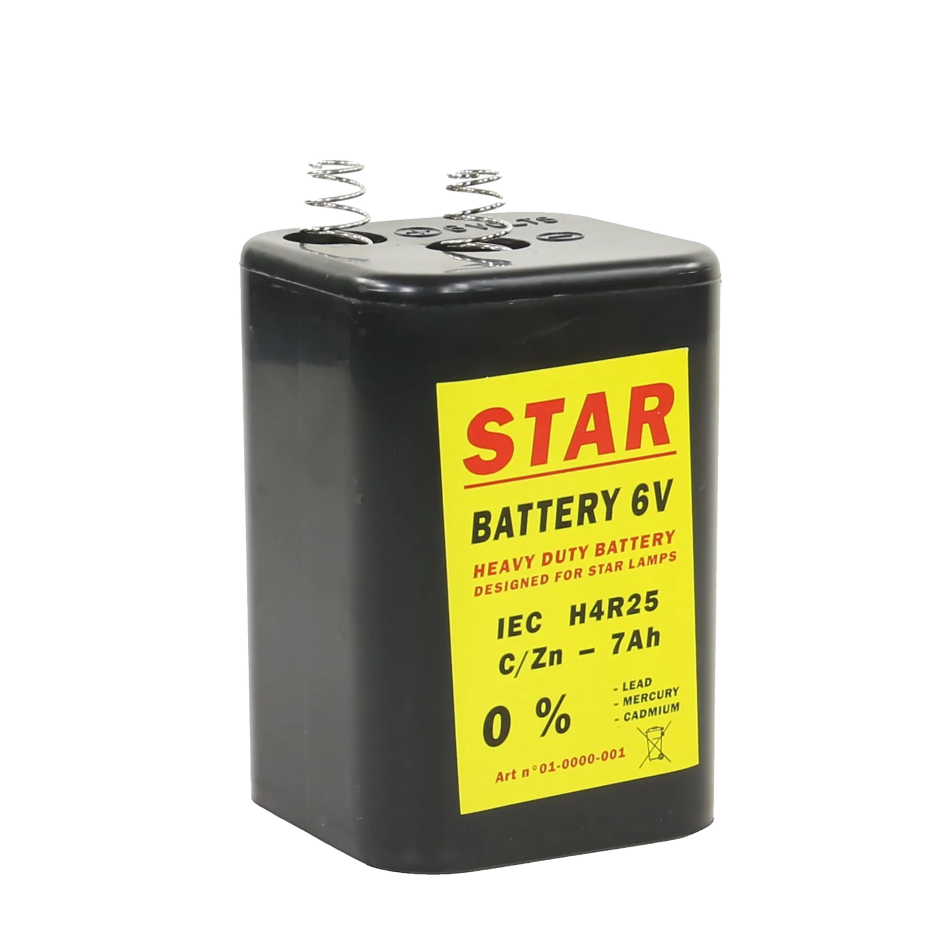 Bloc-batterie 6V 4R25 7AH
