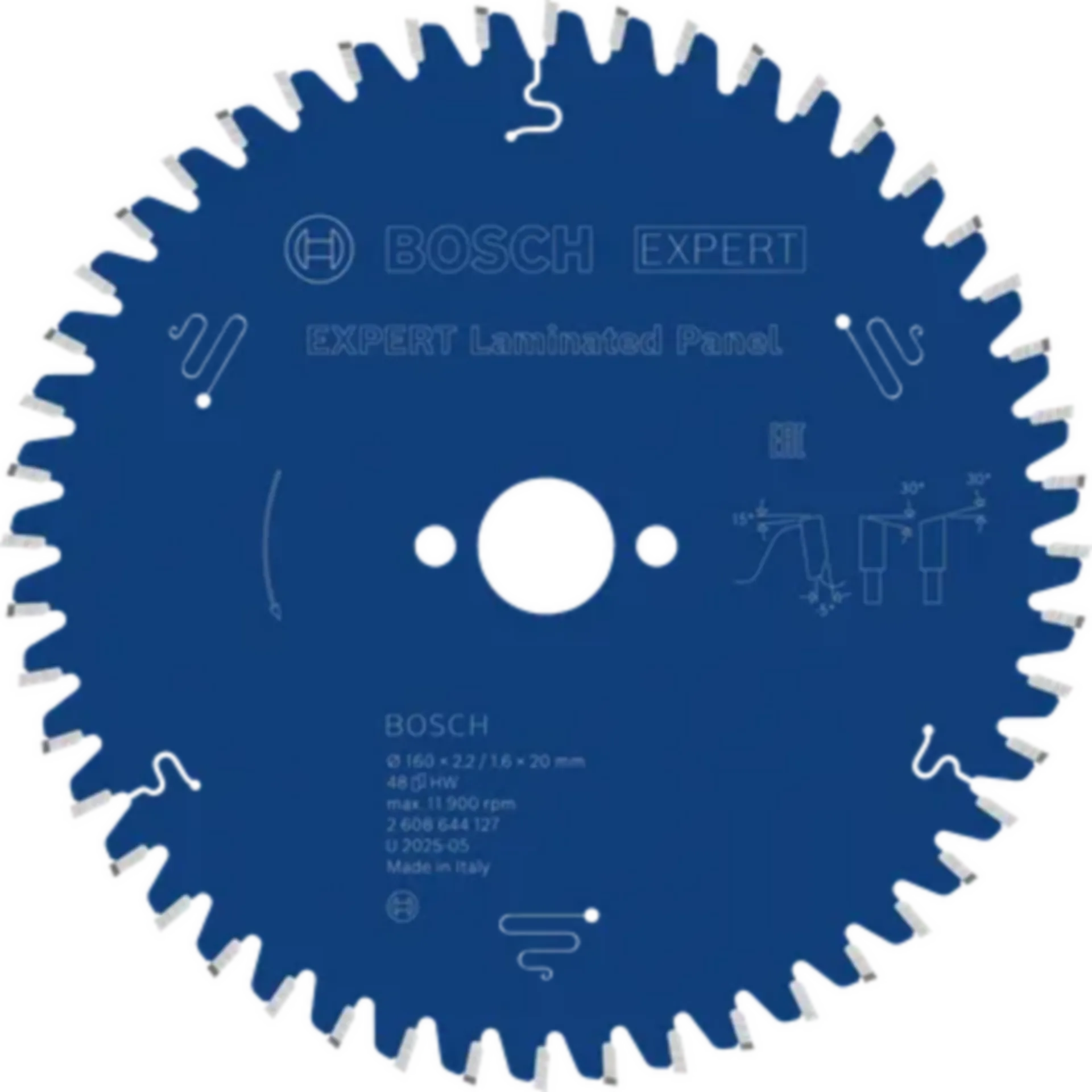 Bosch Expert LamPanel Lame de scie circulaire (160 mm, 48 dents, alésage 20 mm)