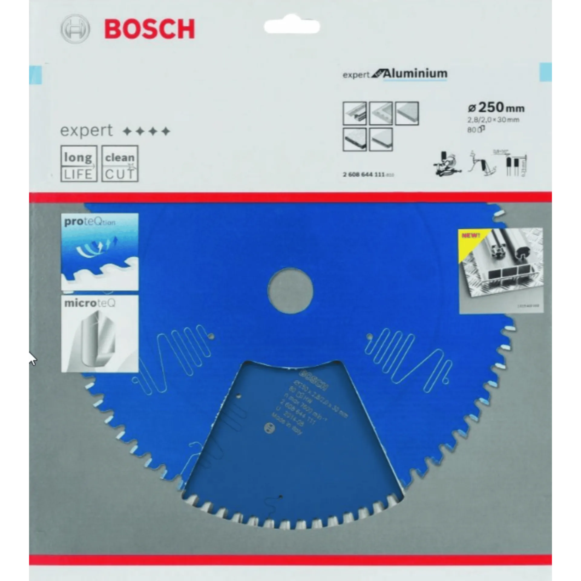 Lame de scie circulaire ø 250 x 30 mm 80T expert alu