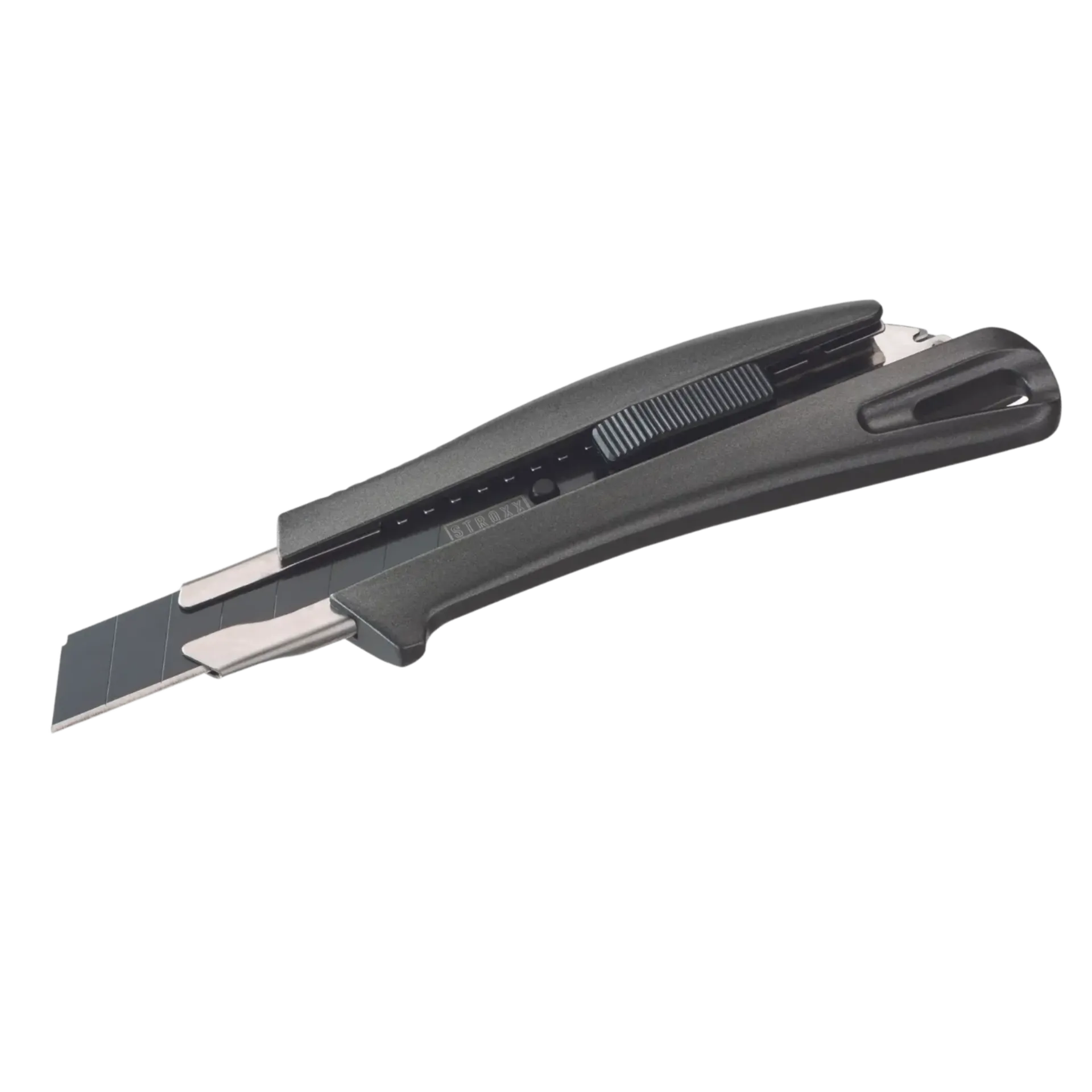 Cutter Noir Revêtement Doux 18mm Aluminium