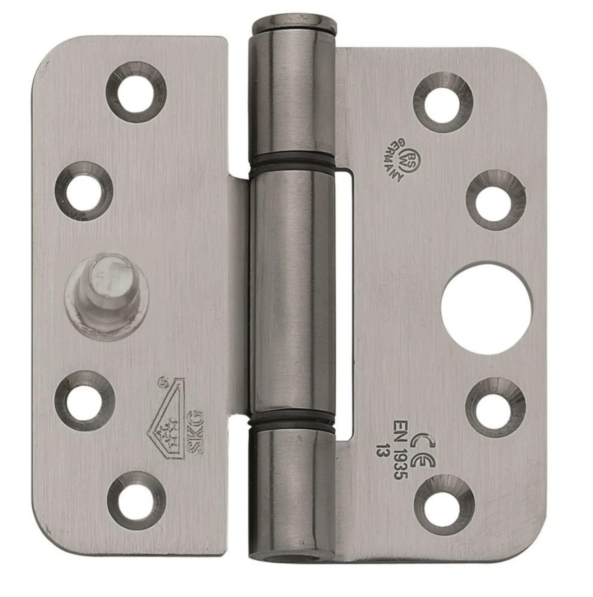 BSW Allround V RD 818 charnière à sécurité à billes (inox mat 304, 89x127x3 mm)