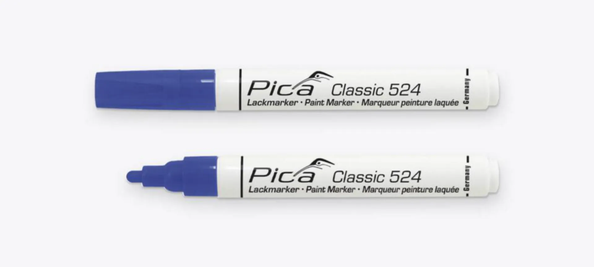 PICA 524/41 Marqueur peinture 2-4mm pointe ronde bleu