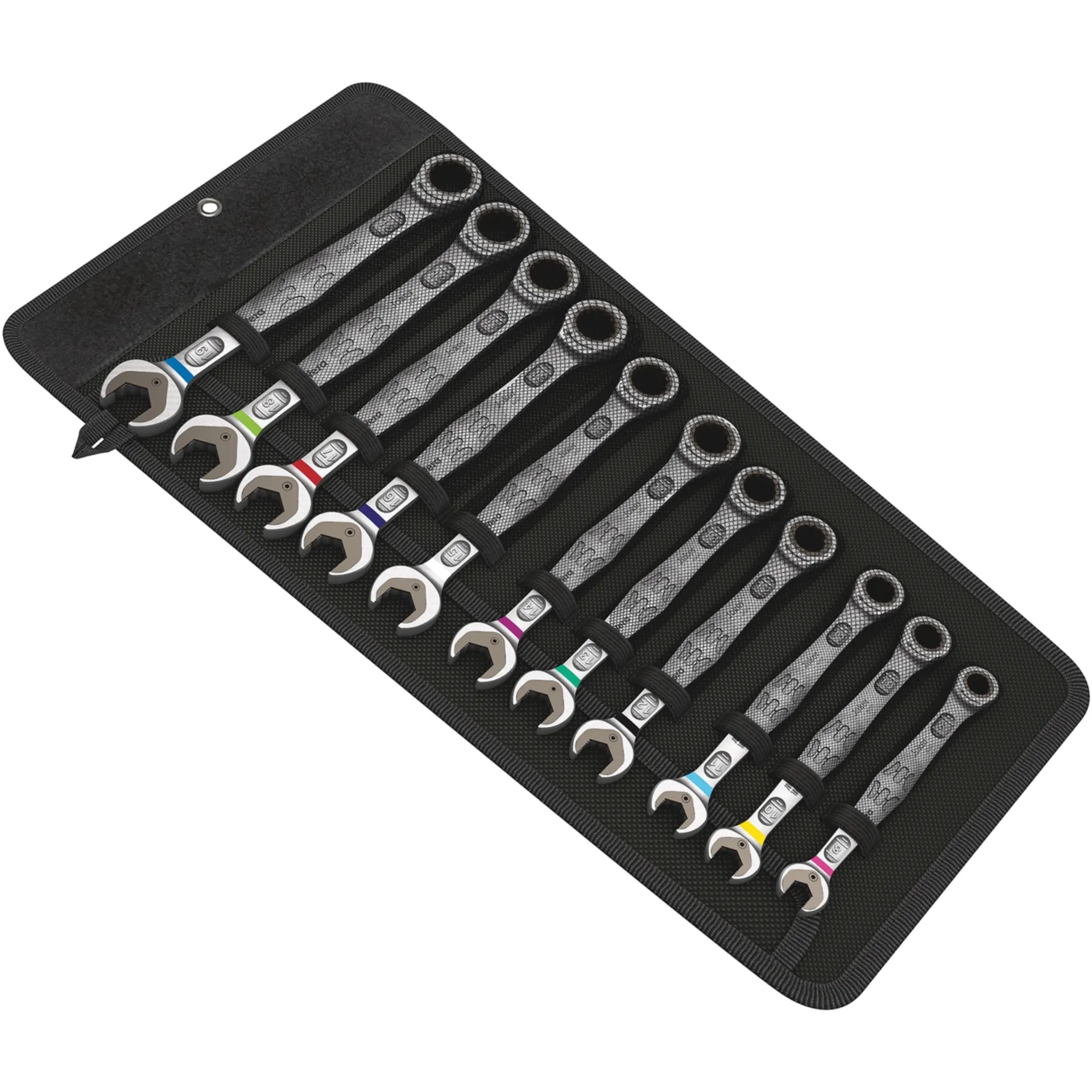 Jeu de clés à fourche et à cliquet 11 pièces (8-19mm) Jeu de clés à fourche et à cliquet 11 pièces (8-19mm)