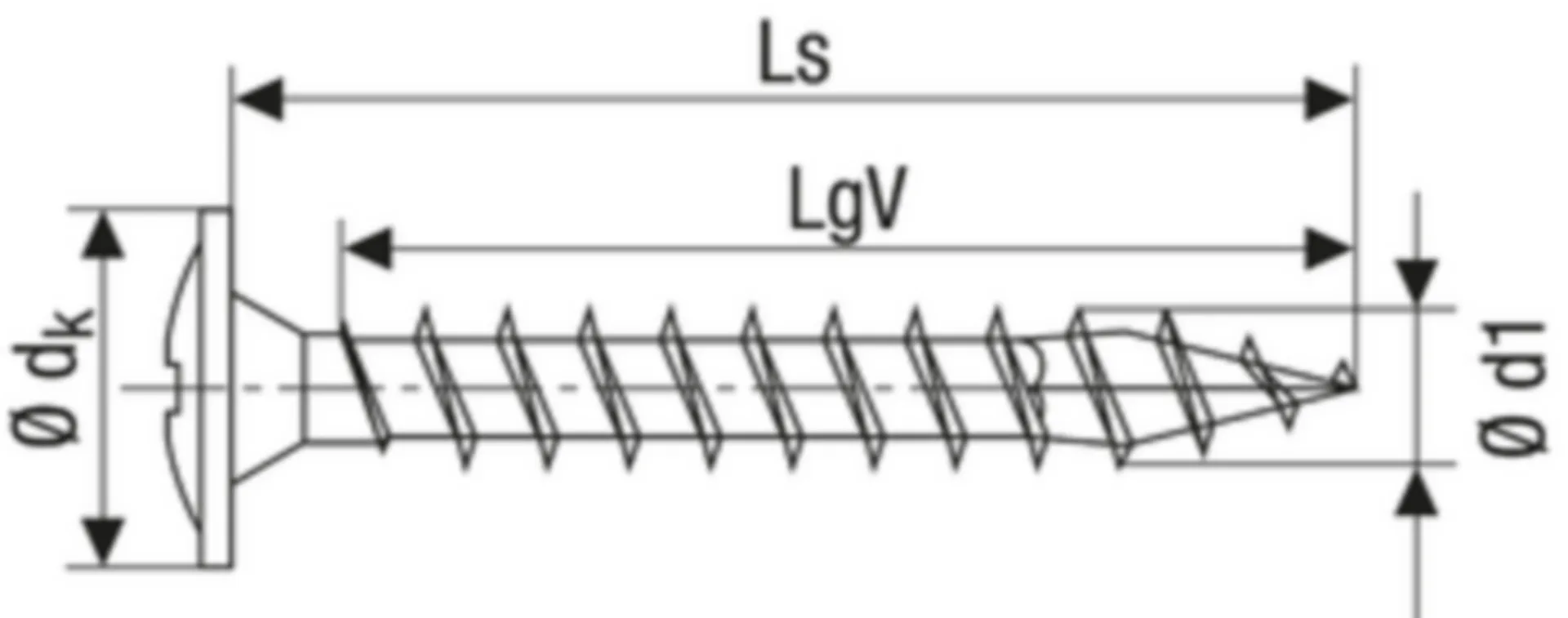 Spax Achterwandschroef (volledige schroefdraad, PZ2, Wirox, 3,5x30 mm)