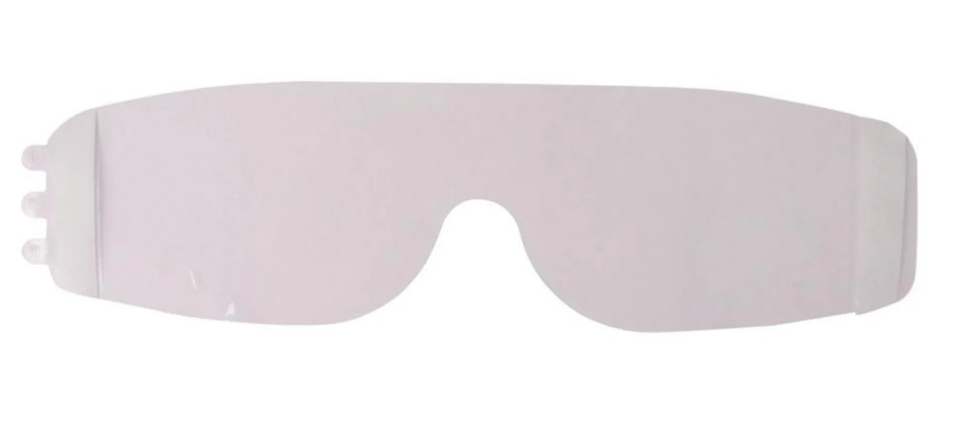 10 SETS BESCHERMFOLIES VOOR MASKERBRIL - 3-LAGIG - KLEURLOOS - ZONDER MAAT