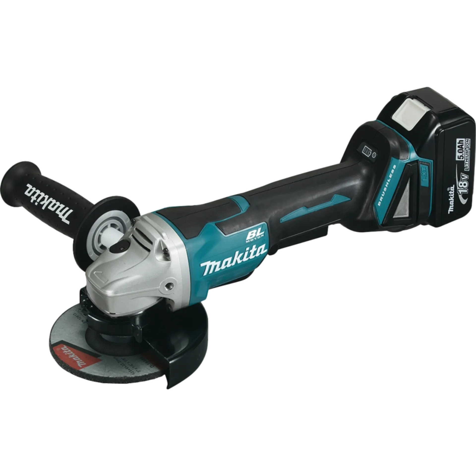 Accu Haakse Slijper DGA508RTJ (18V - 2 x 5Ah Li-ion - Ø 125 mm) Accu Haakse Slijper DGA508RTJ (18V - 2 x 5Ah Li-ion - Ø 125 mm)