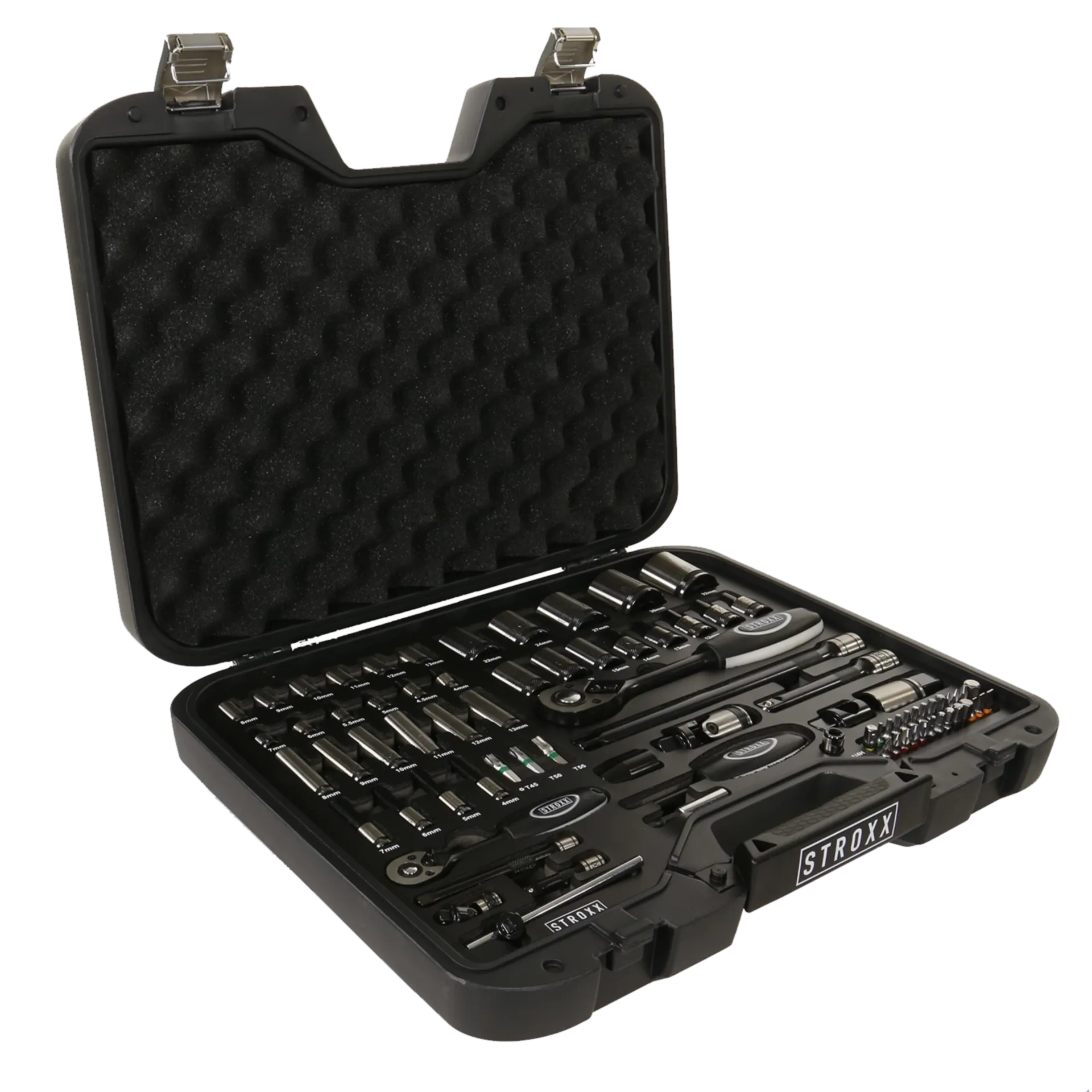 DoppenSet, 1/2"+1/", 4-13 mm & 10-32 mm, Bits, Bithouder, Verlengstukken