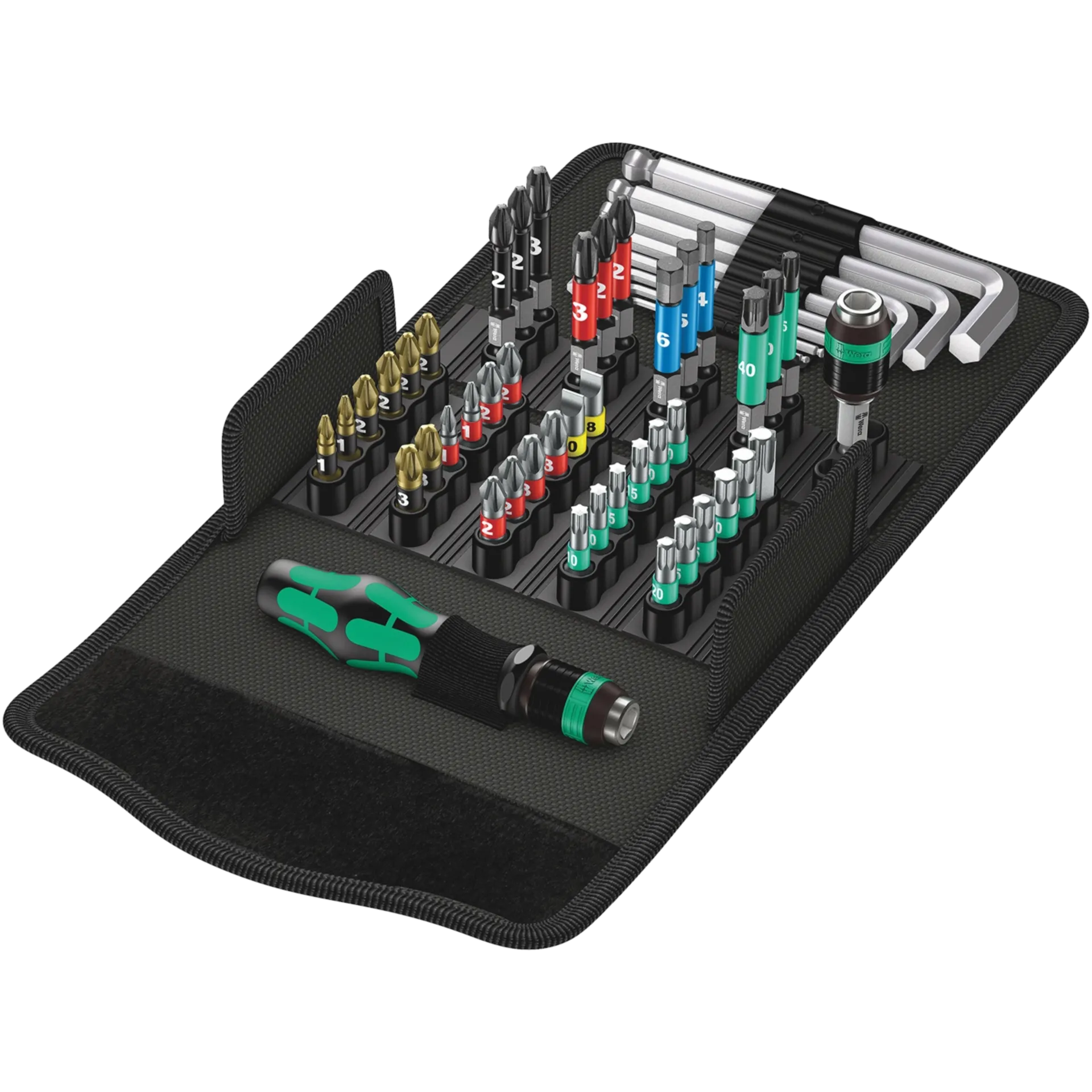 Kraftform Kompakt 100 Bit- en Inbussleutelset Kraftform Kompakt 100 Bit- en Inbussleutelset