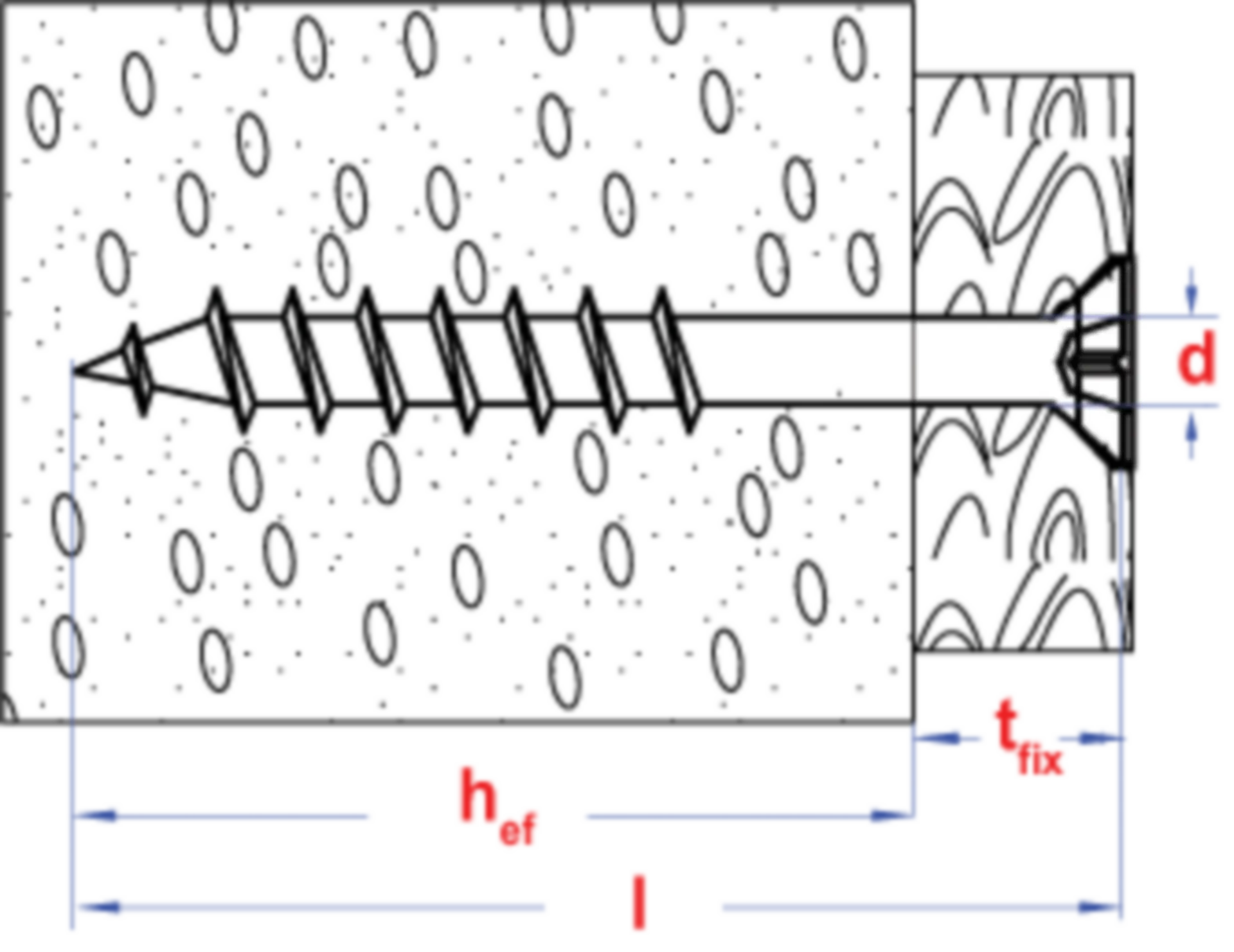 Vis pour béton cellulaire SMART VK-T30 - 8 x 90 mm (100 pièces)