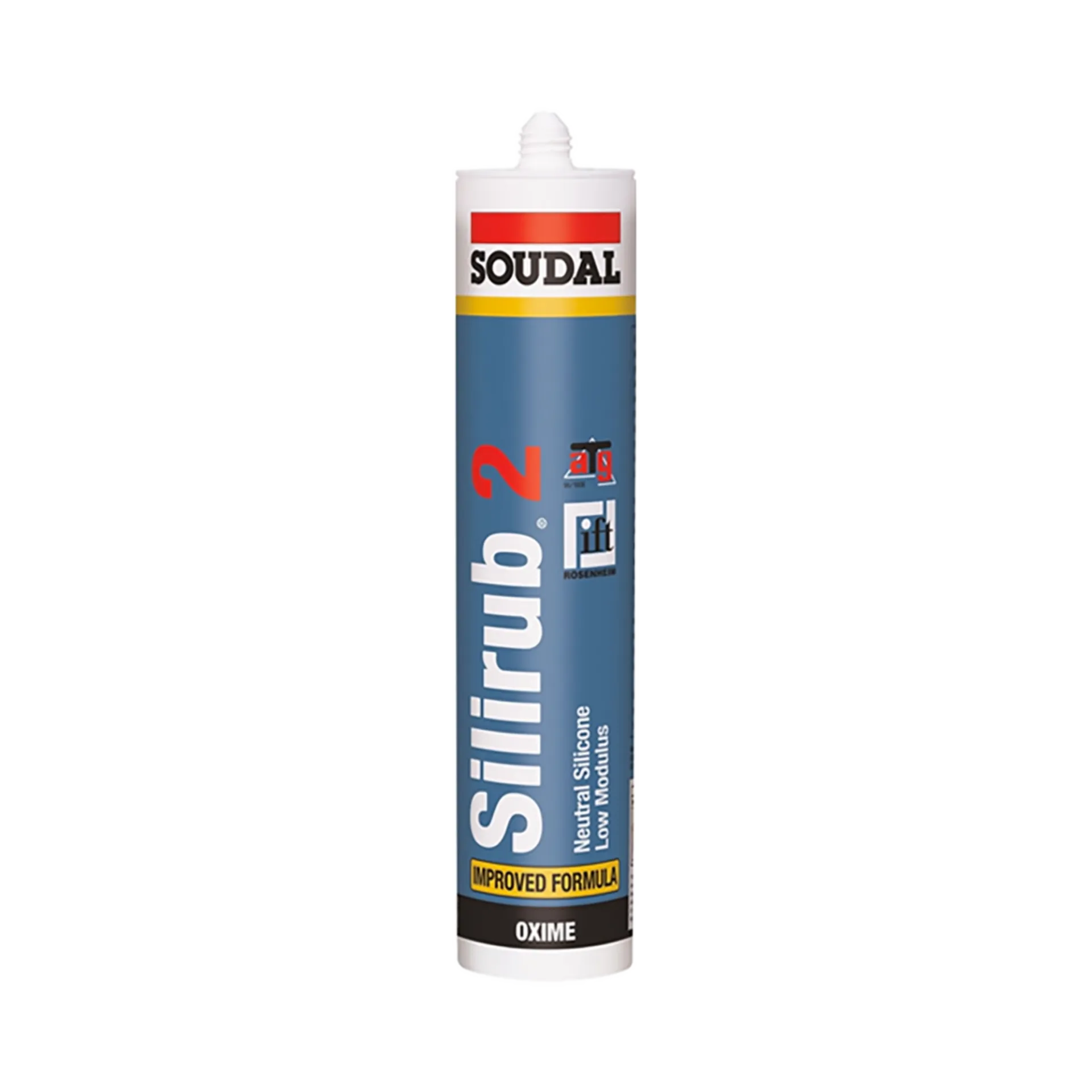 Silirub 2 - Neutrale Silicone - Koker 300 ml - Transparant grijs