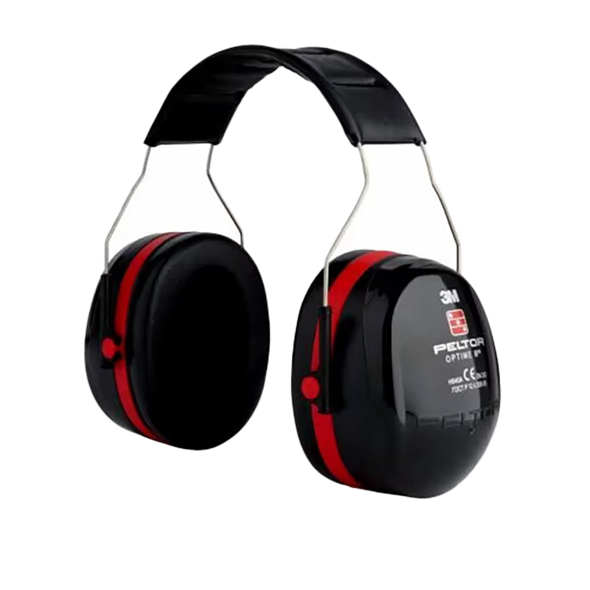 Casque antibruit Peltor Optime III - noir/rouge - SNR 35 - OPT3BK Casque antibruit Peltor Optime III - noir/rouge - SNR 35 - OPT3BK