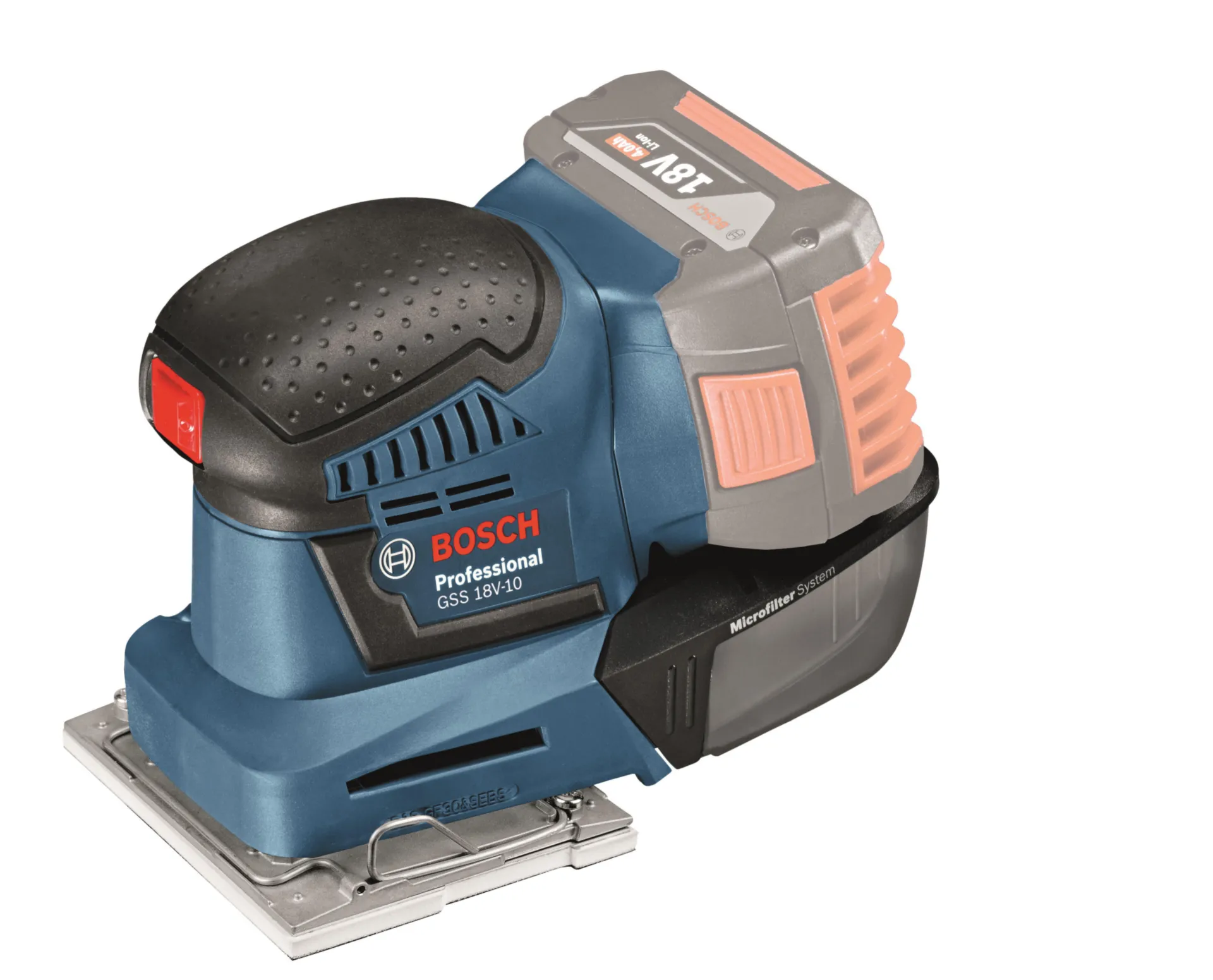 Ponceuse vibrante sans fil GSS18V-10 (livré sans batterie)