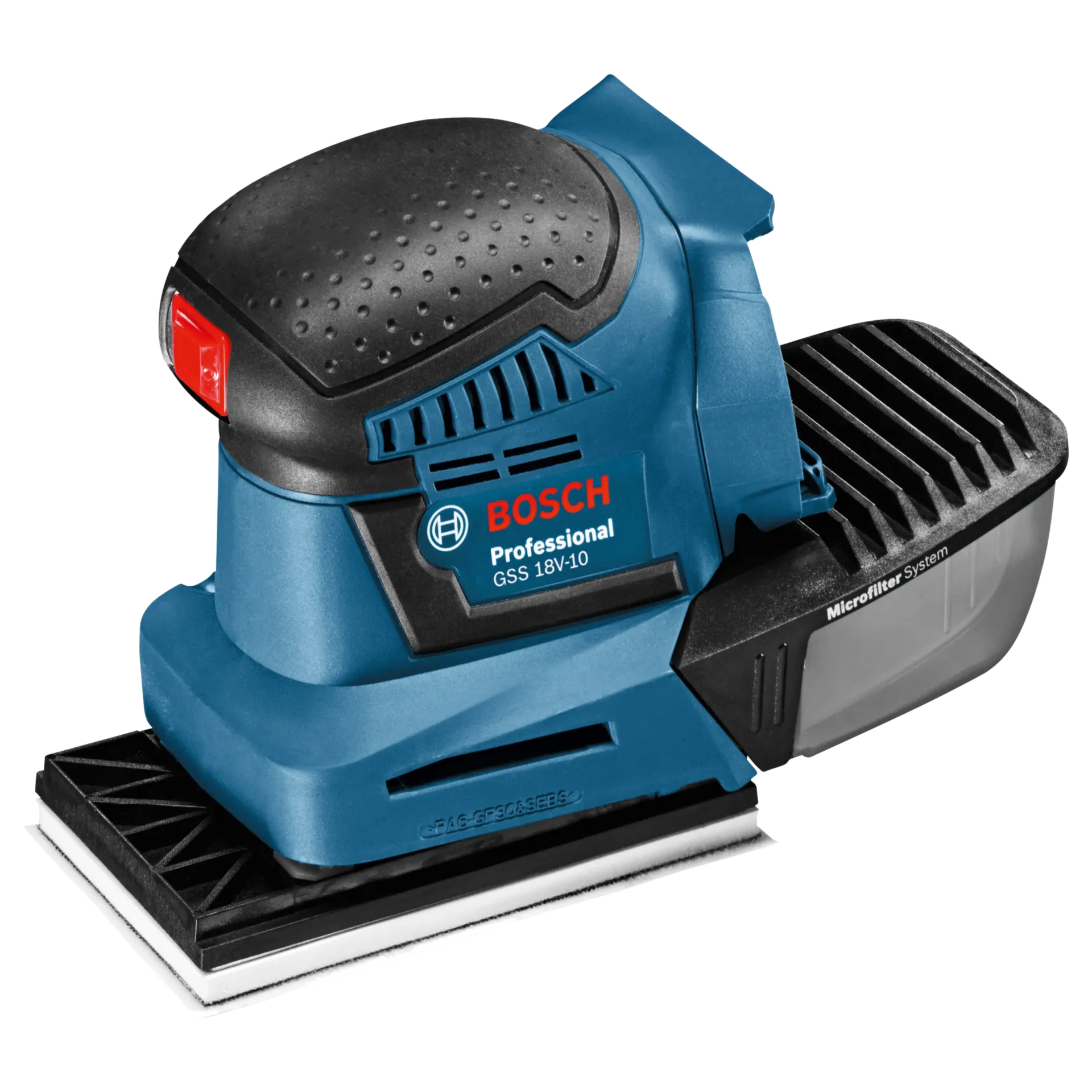Accu vlakschuurmachine GSS18V-10 (geleverd zonder accu)