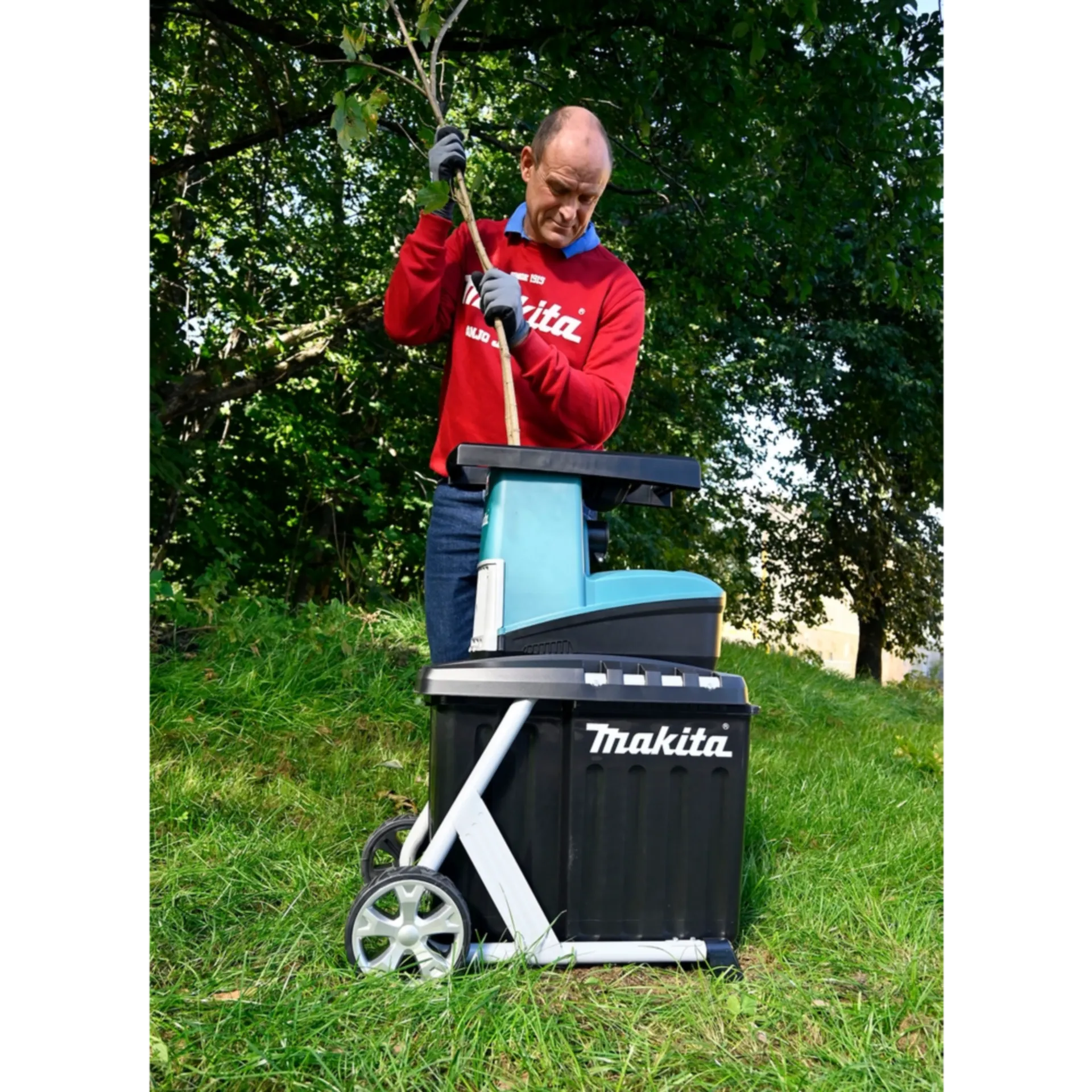 Elektrische hakselaar 2500W - takdikte max. 45mm - UD2500