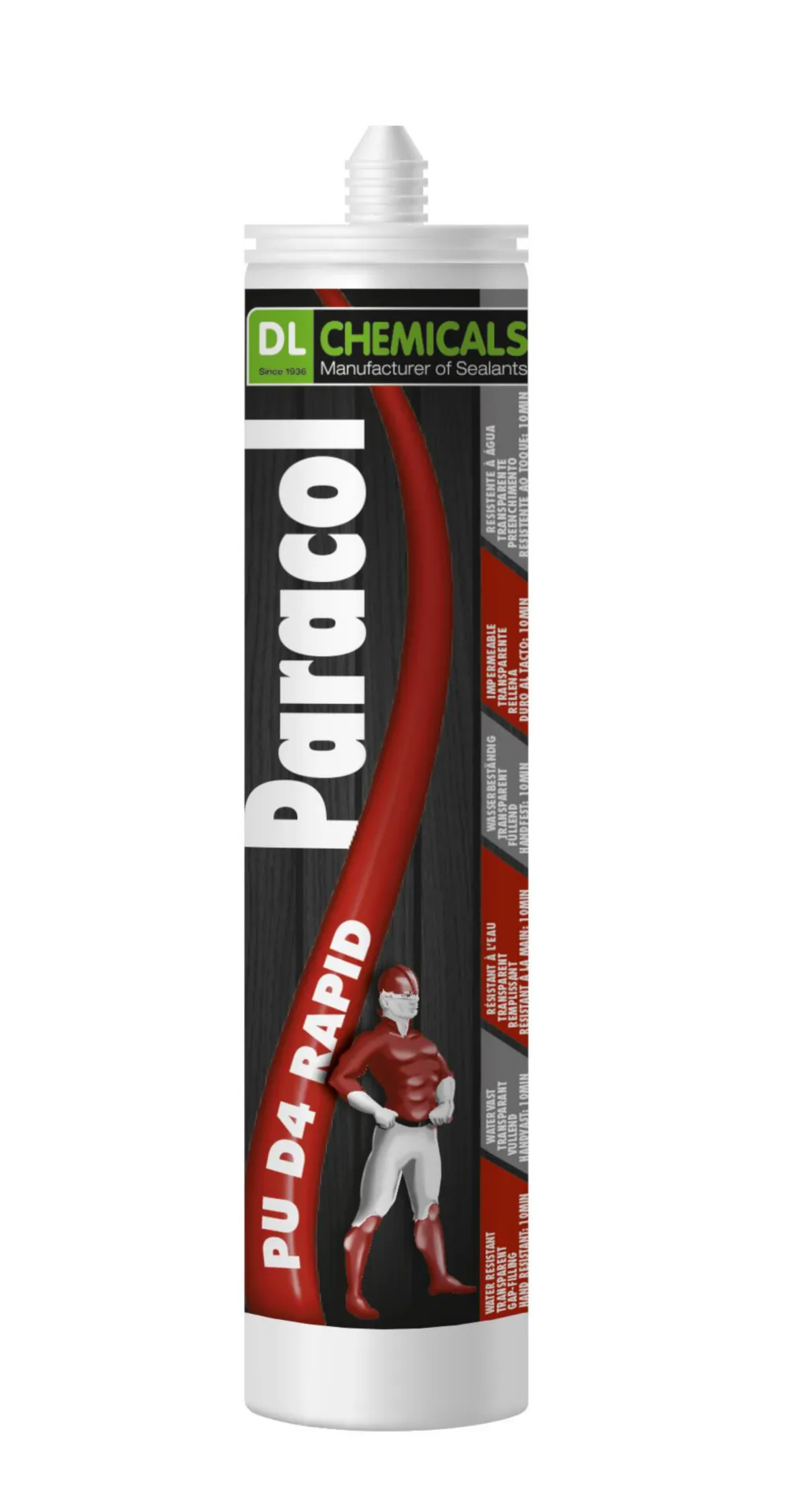 Paracol Rapid PU D4 Colle (Cartouche 310 ml)