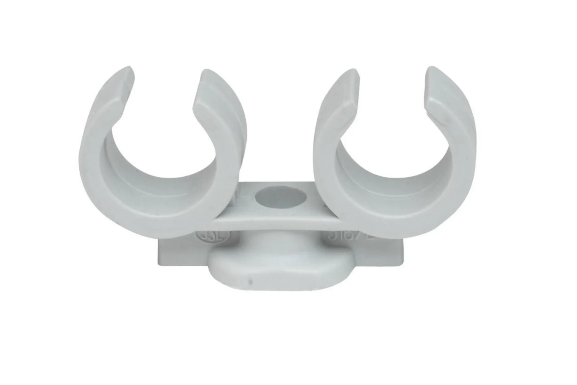 COLLIER OUVERT GRIS DOUBLE 19-22MM