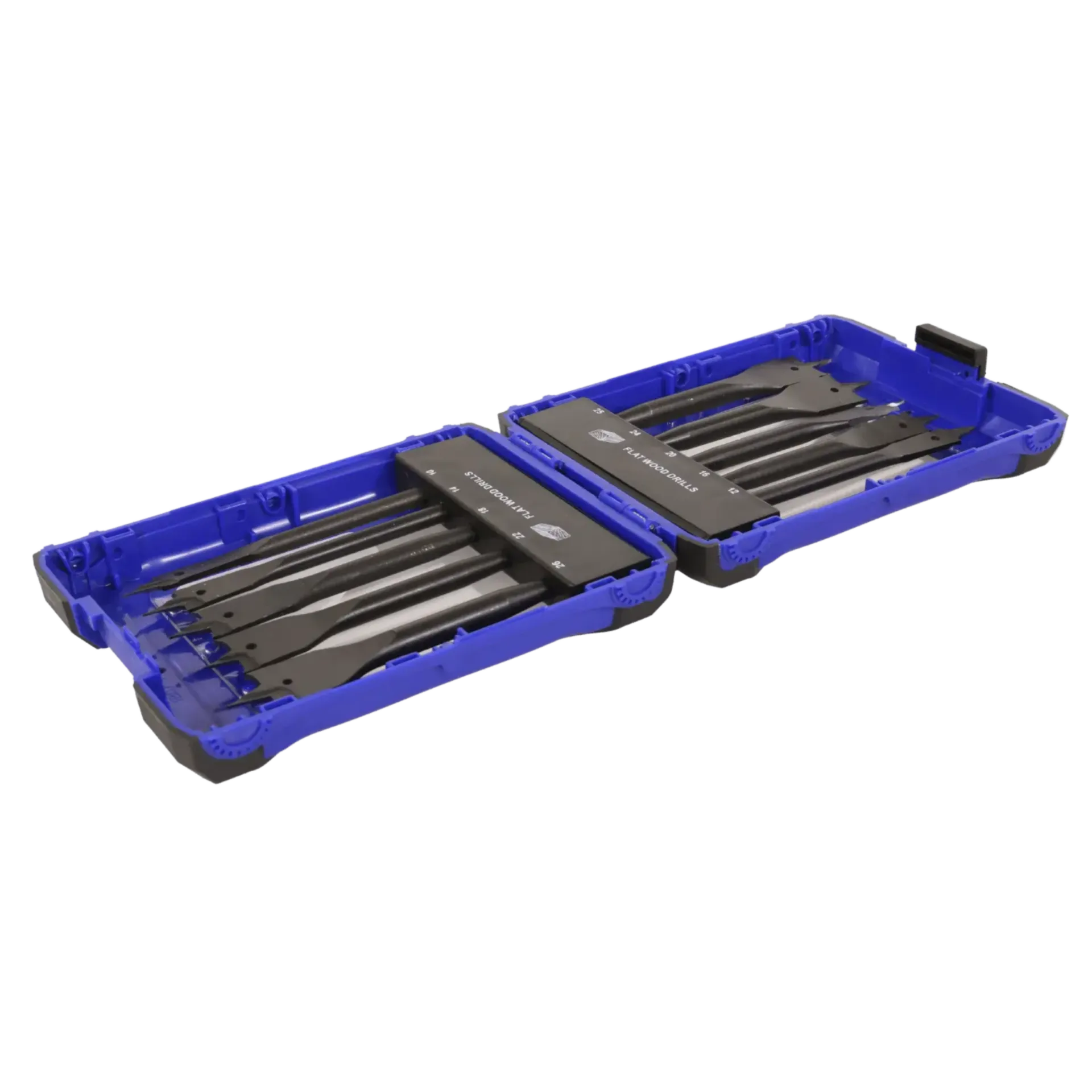 Set Platte Houtboren 10-Delig, 10-26mm Set Platte Houtboren 10-Delig, 10-26mm