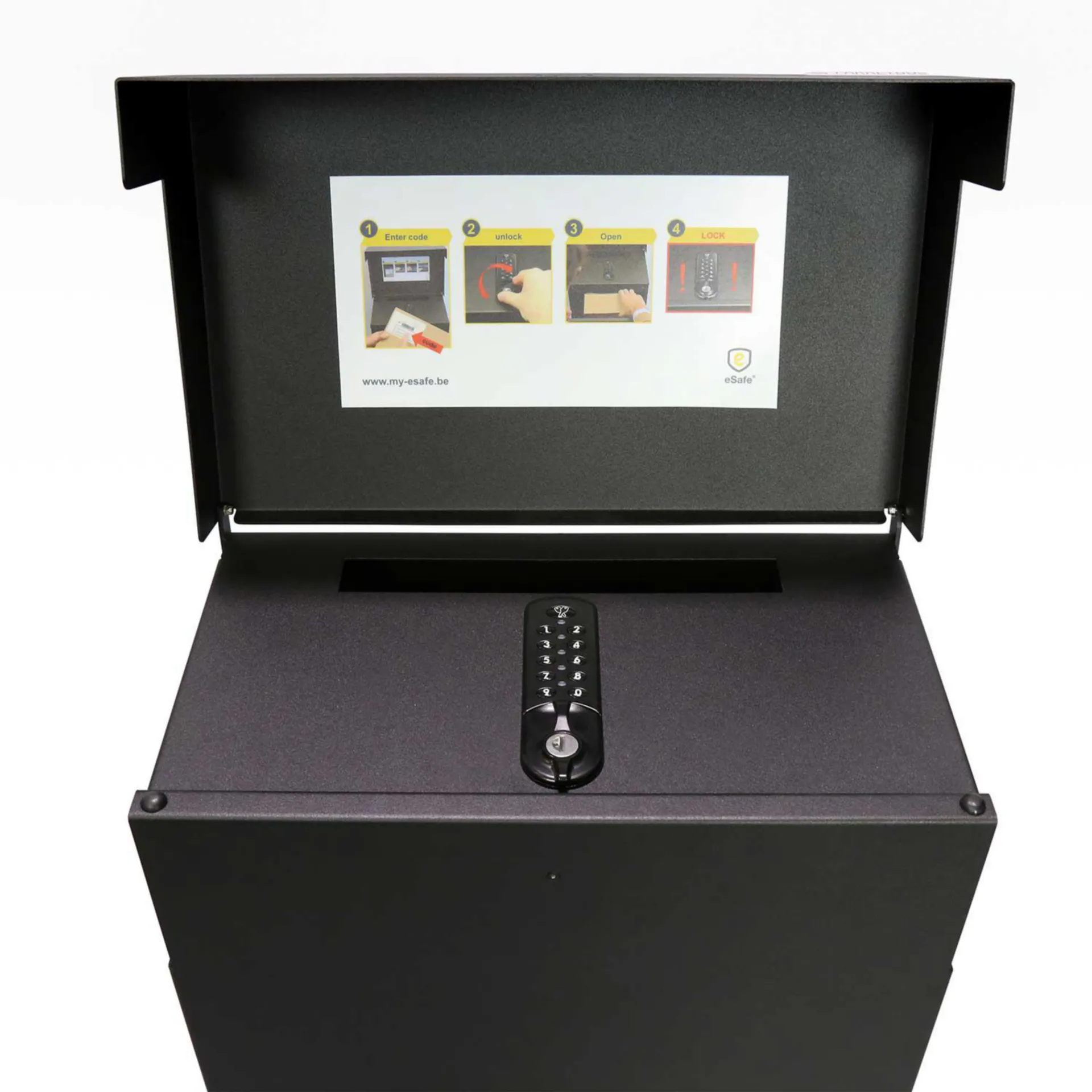 BOÎTE À COLIS ESAFE SHOPPERBOX DIGITAL - MAT TEX 9005