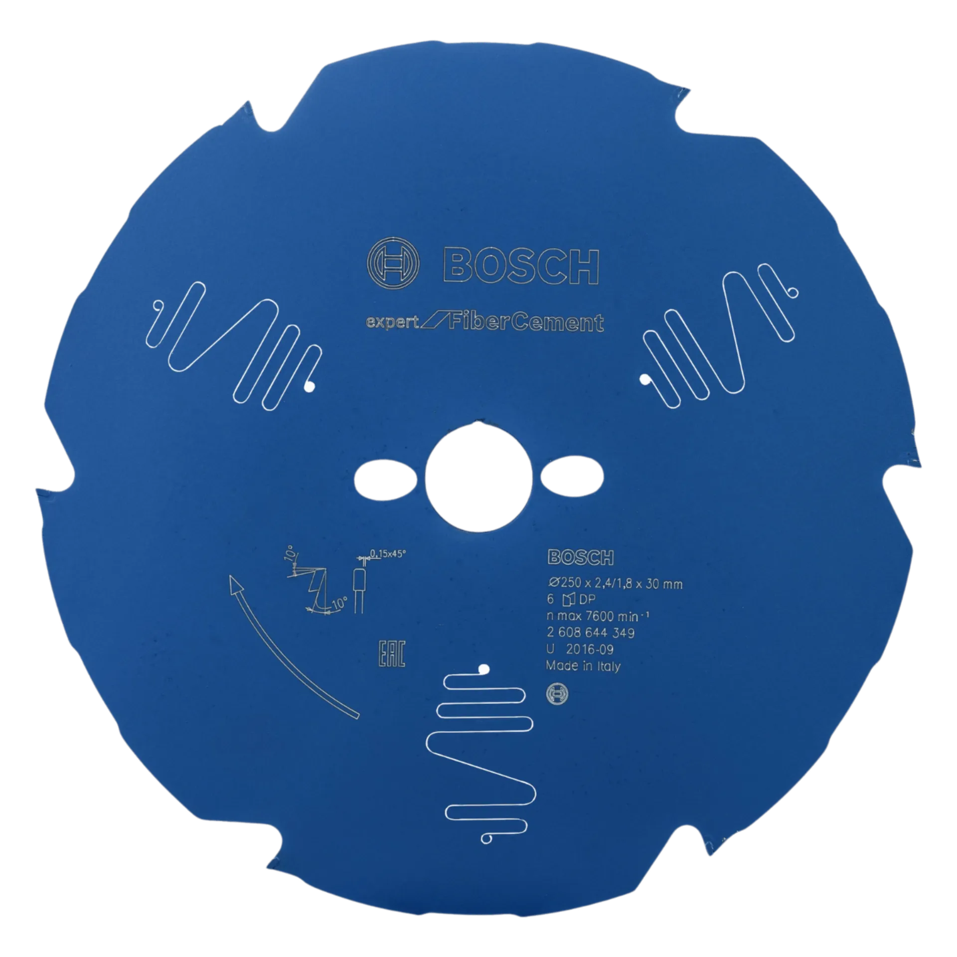 Lame de scie circulaire expert pour fibre-ciment 250x30x2.4 Lame de scie circulaire expert pour fibre-ciment 250x30x2.4